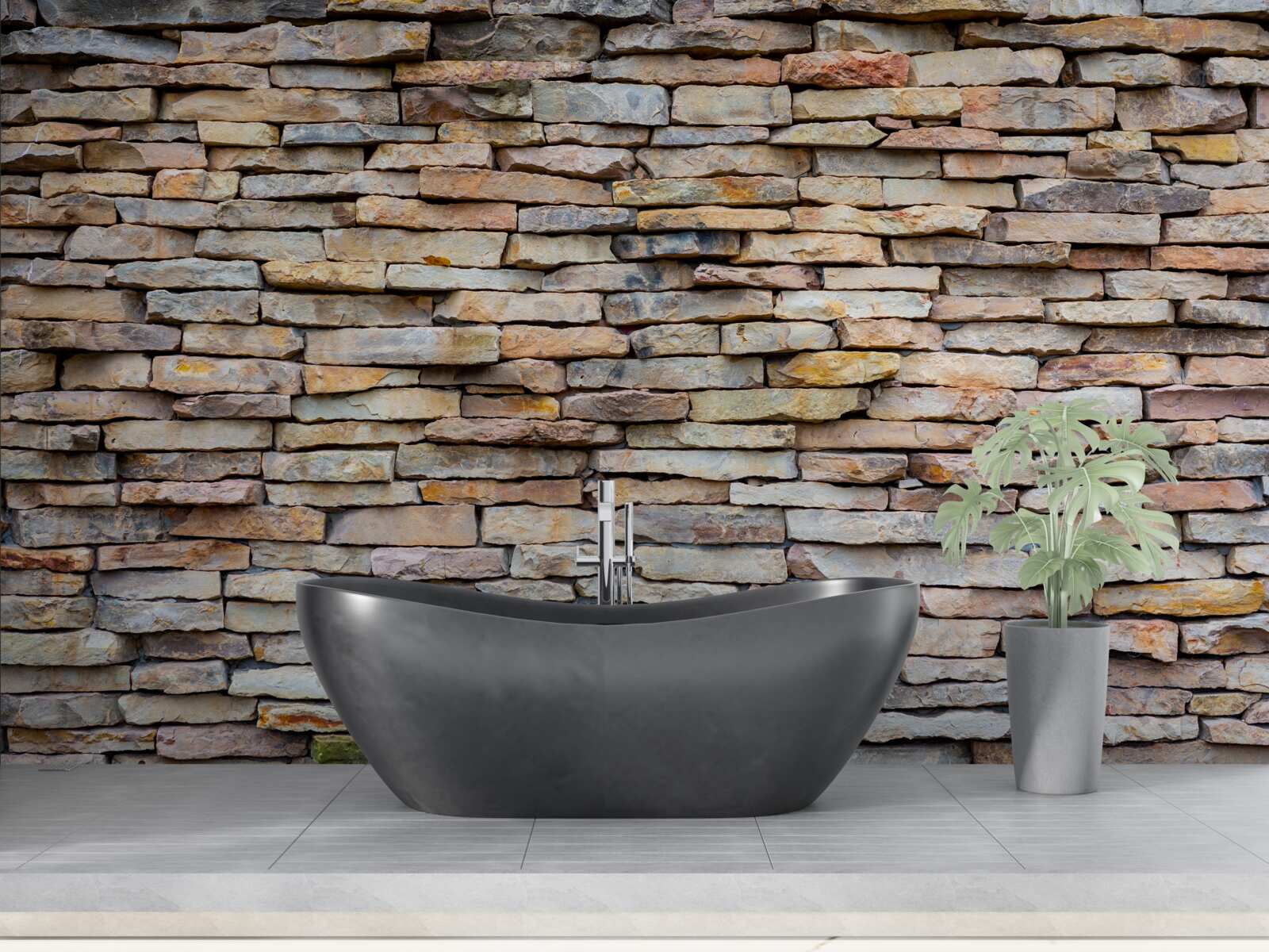 Fototapeta kamenná stenová konštrukcia