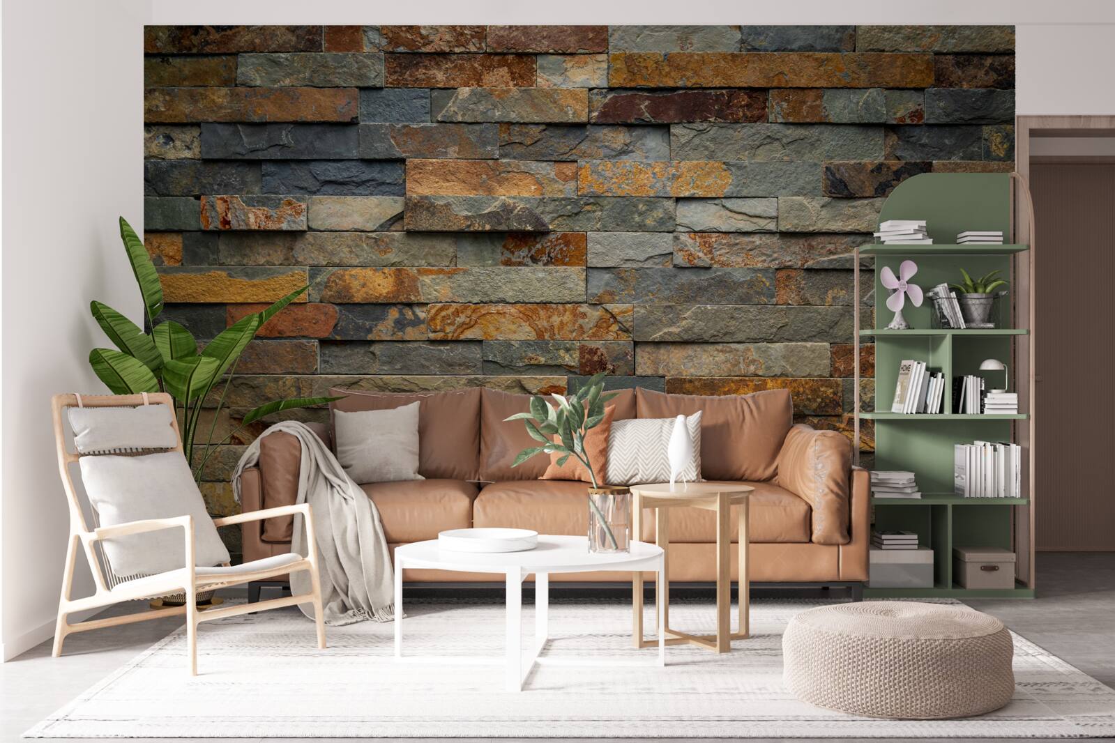 Fototapeta viacčervená stena z kameňa