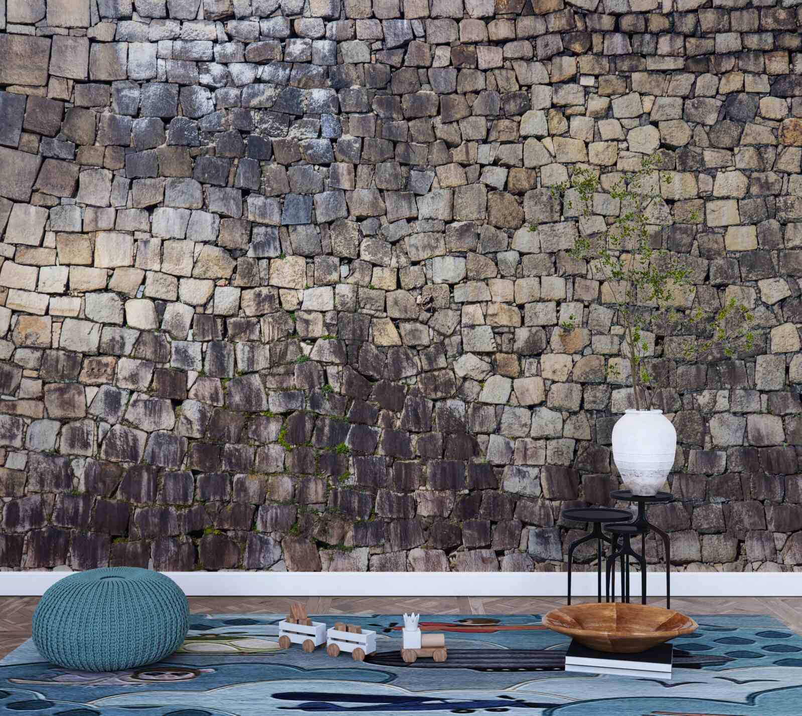 Fototapeta Stredoveká stena zo starého kameňa