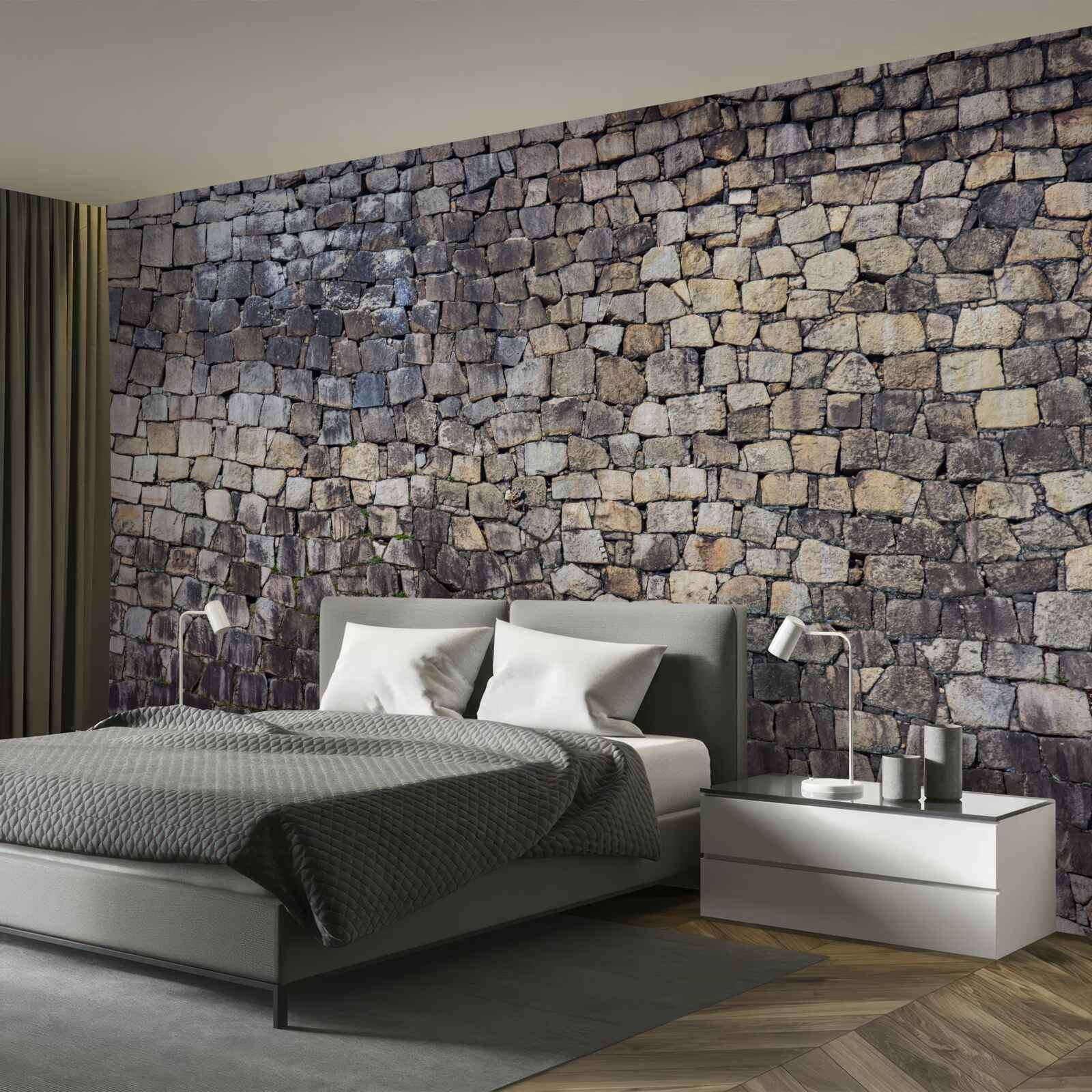 Fototapeta Stredoveká stena zo starého kameňa