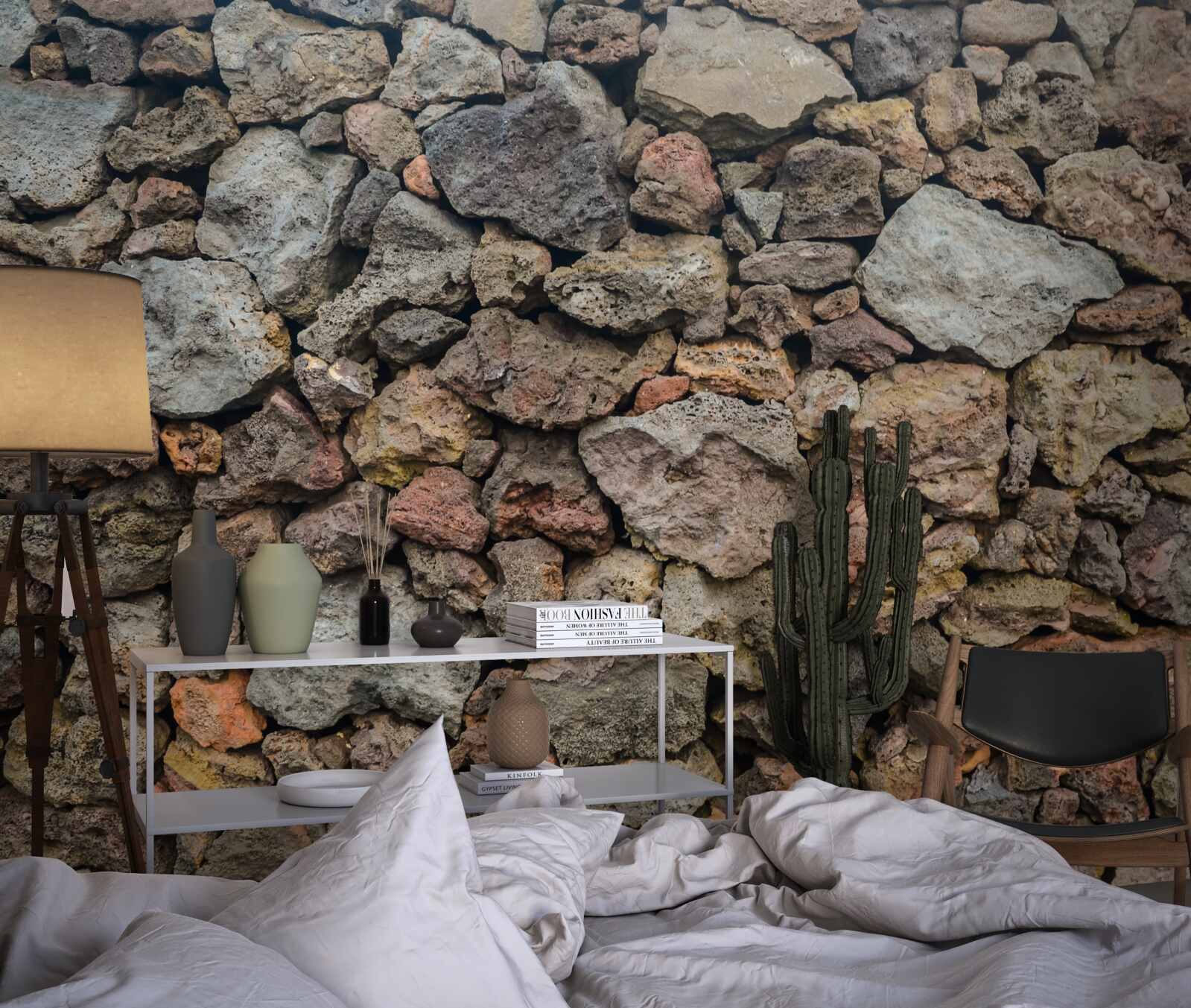 Fototapeta Stena z vulkanického kameňa