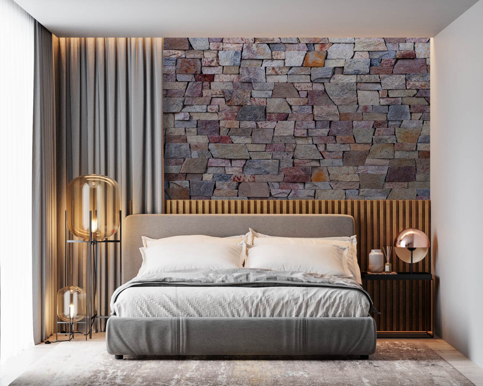 Fototapeta vidiecke kamenné múry