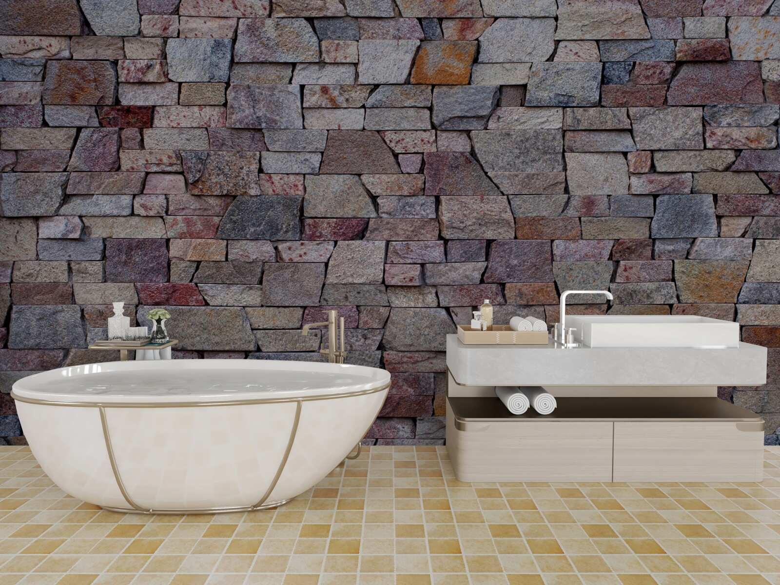 Fototapeta vidiecke kamenné múry