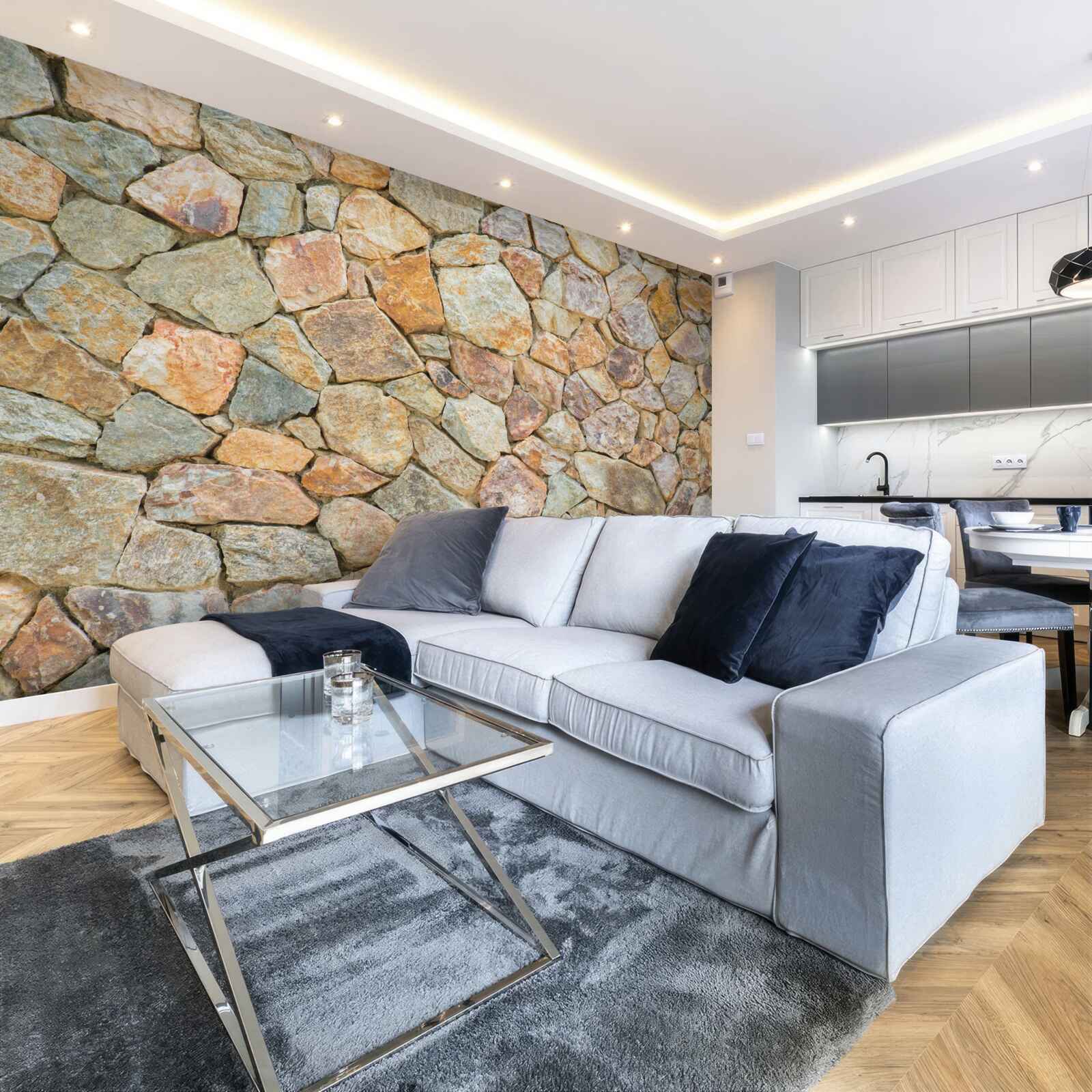 Fototapeta hnedé kamene rôznych odtieňov