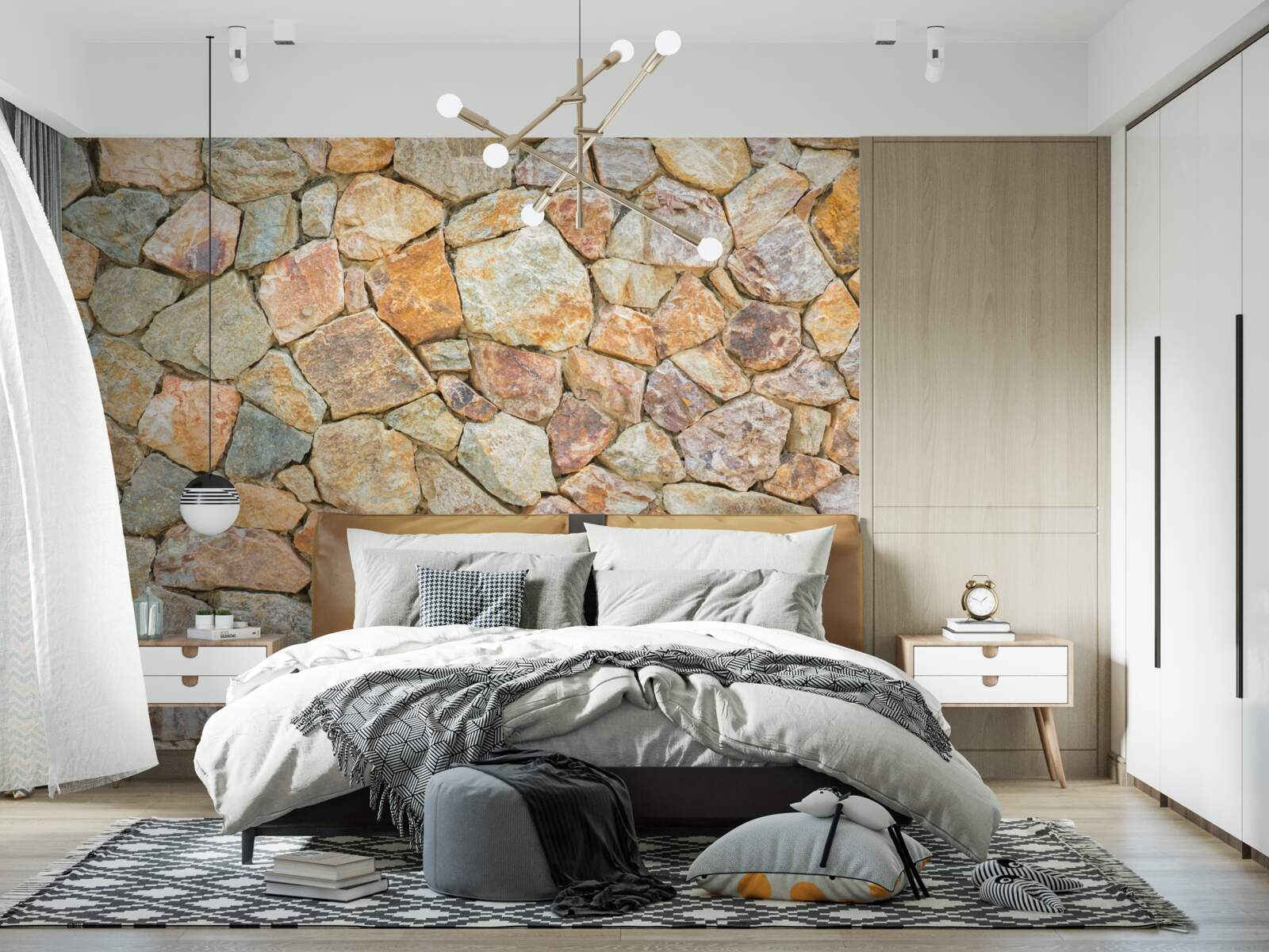 Fototapeta hnedé kamene rôznych odtieňov