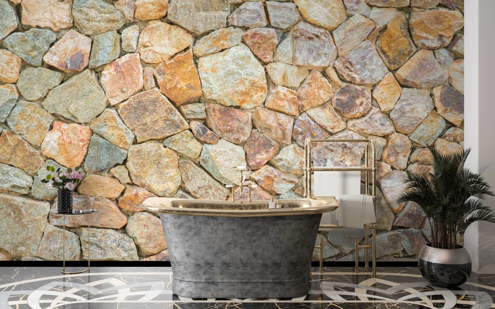 Fototapeta hnedé kamene rôznych odtieňov