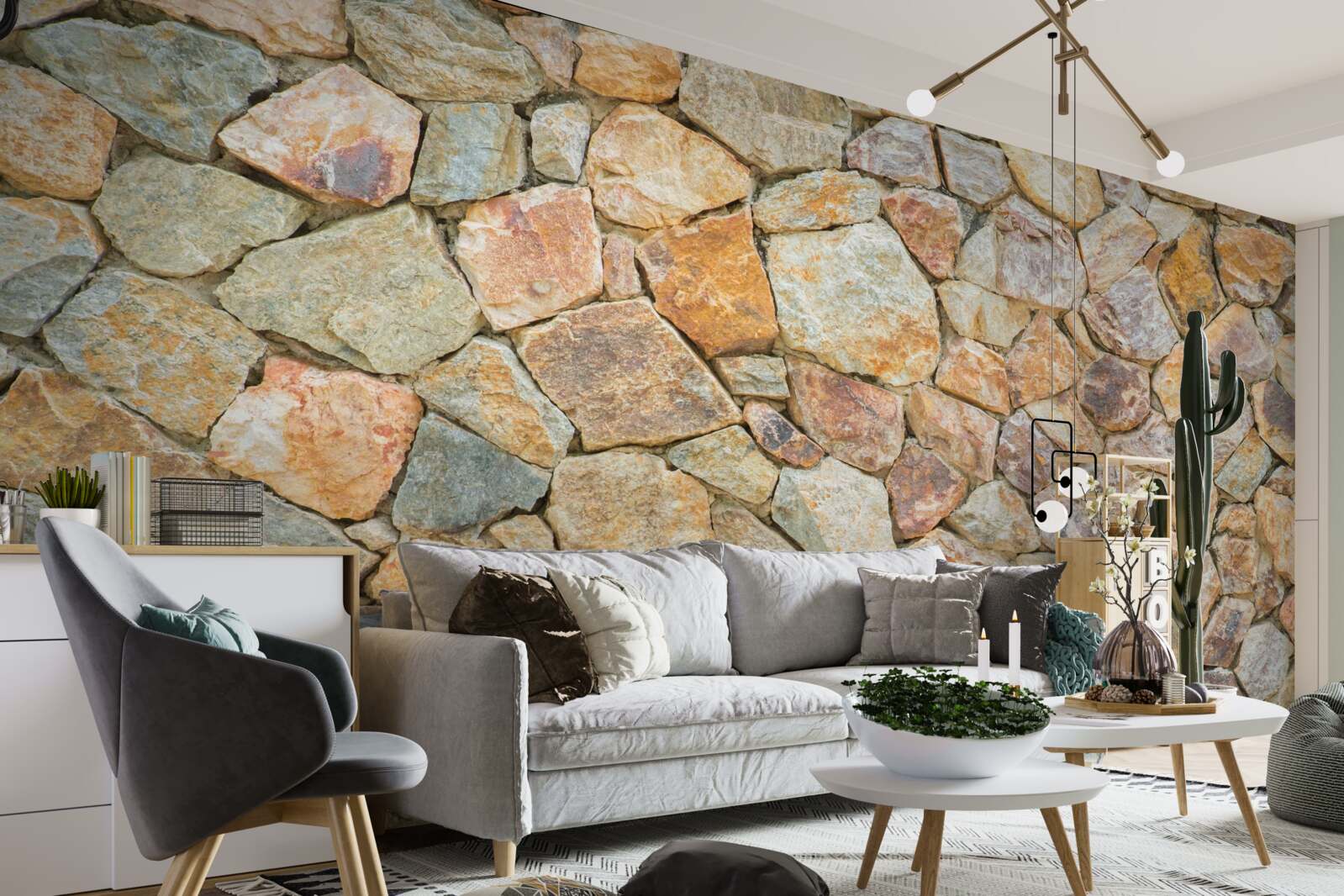 Fototapeta hnedé kamene rôznych odtieňov