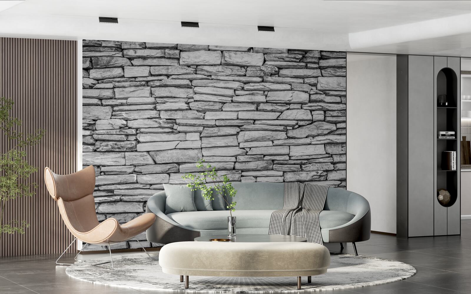 Fototapeta konštrukcia steny zo sivého kameňa