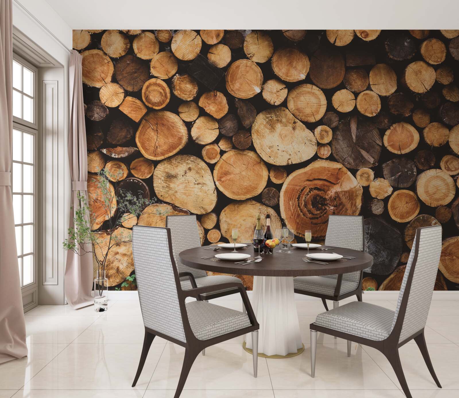 Fototapeta čisté výruby lesov