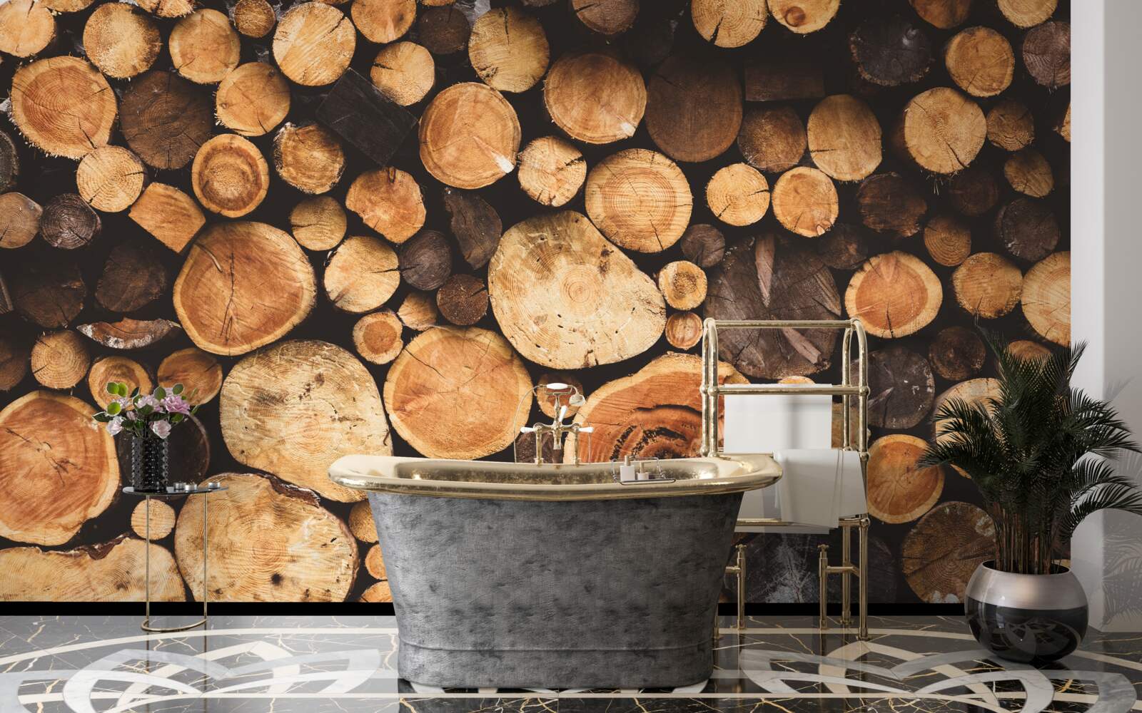 Fototapeta čisté výruby lesov