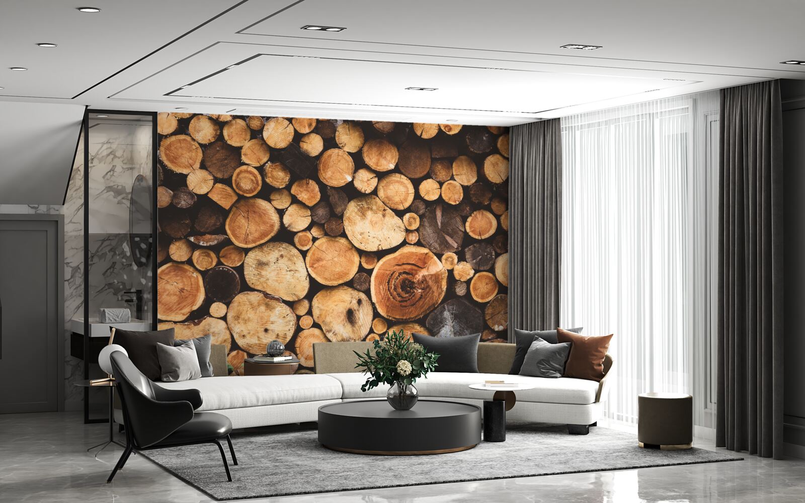 Fototapeta čisté výruby lesov