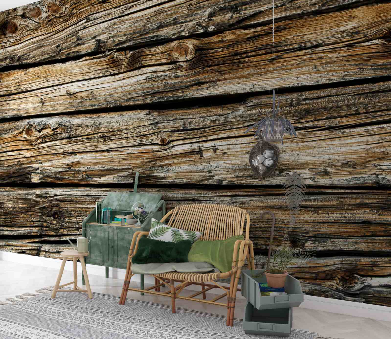 Fototapeta autentická drevená doska v retro štýle