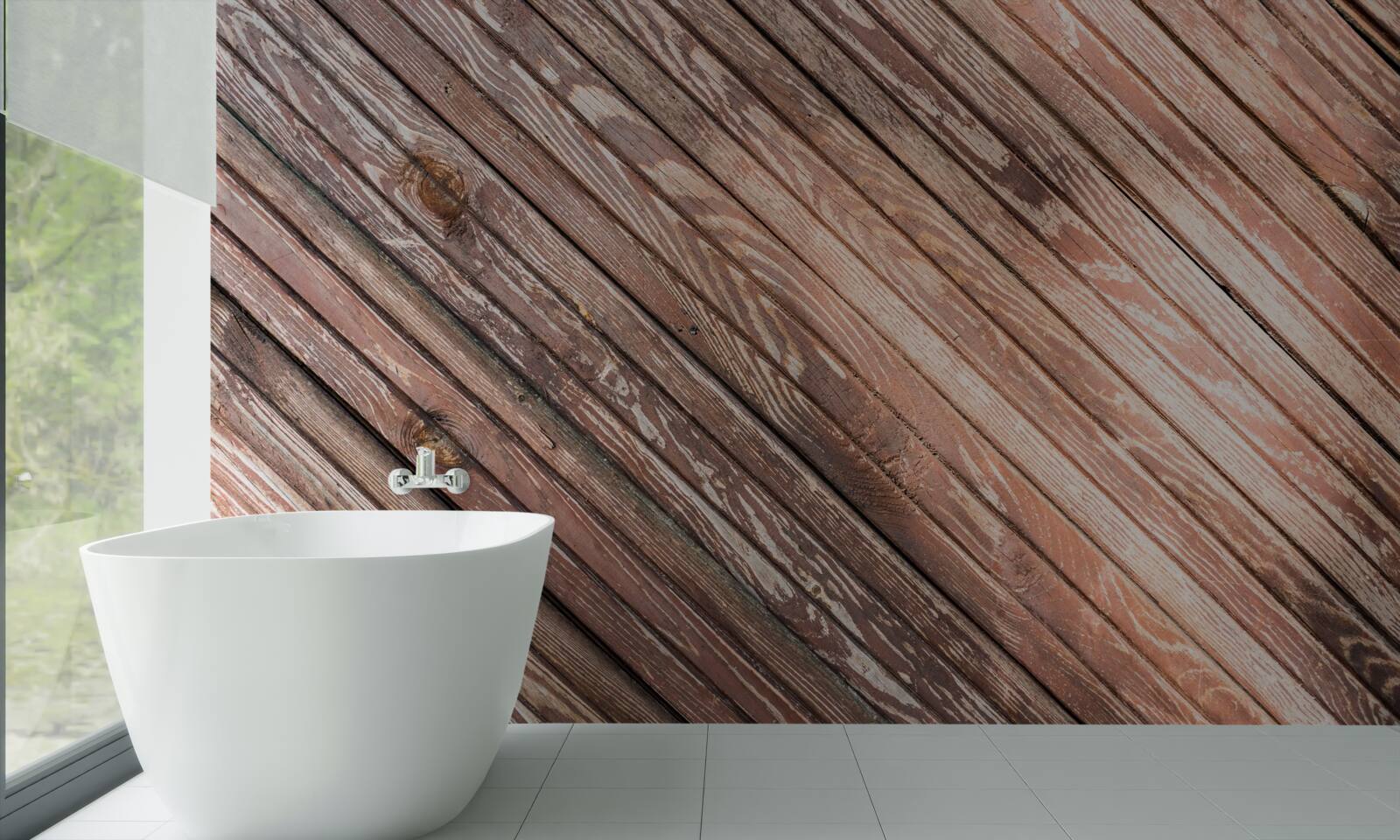 Fototapeta úzke drevené tyče