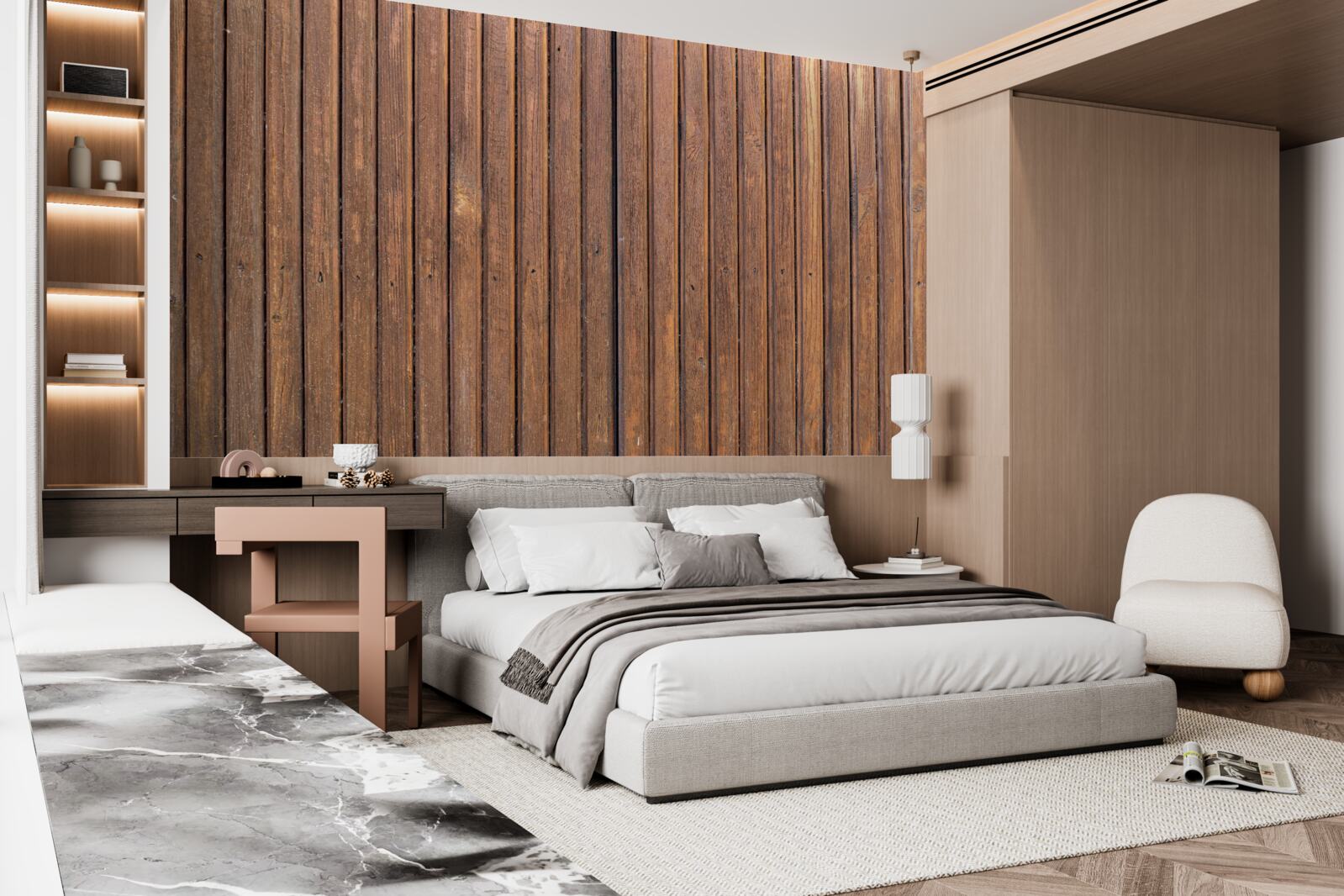 Fototapeta súvislá bariéra zo starých drevených trámov