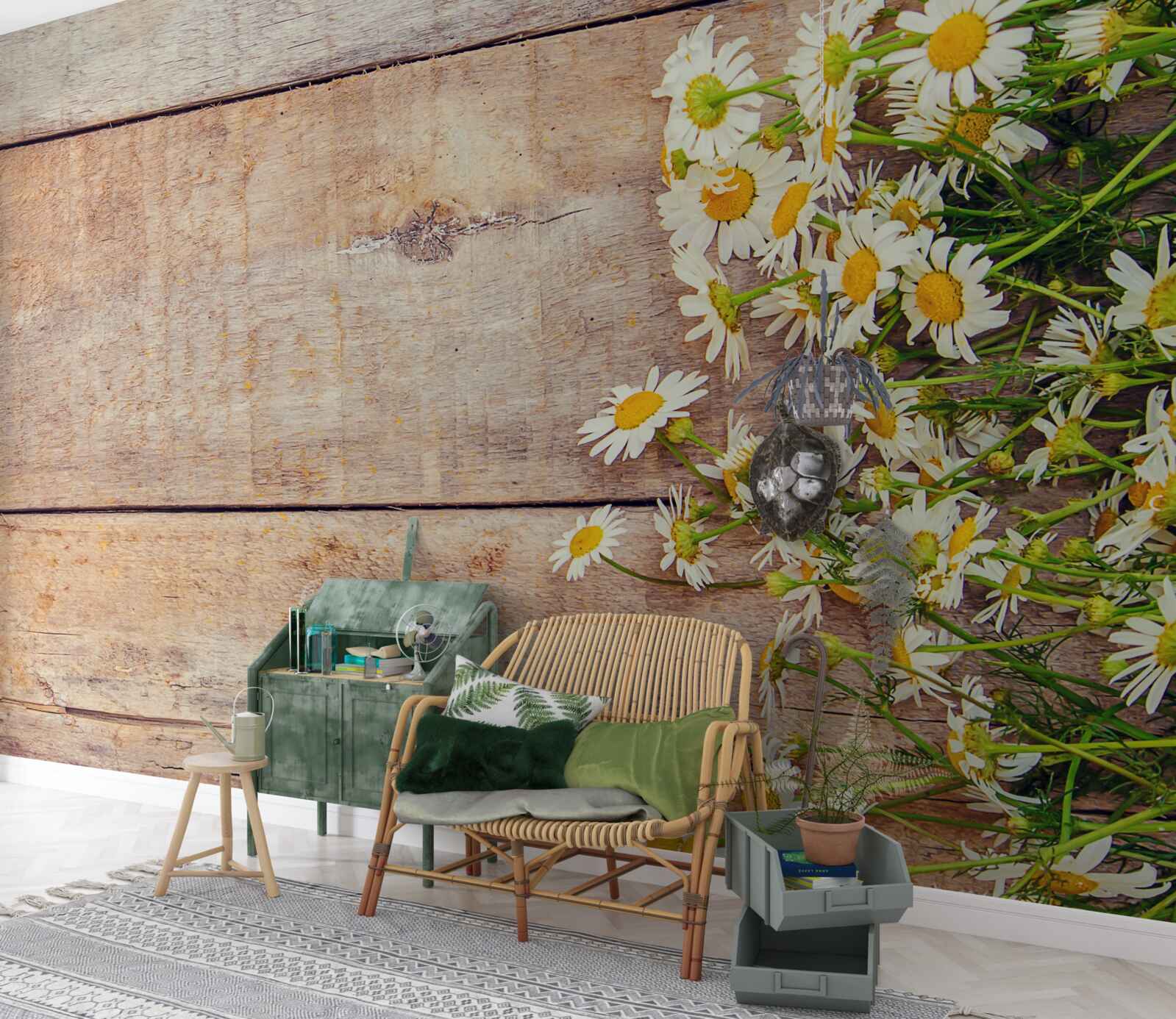 Fototapeta niekoľko sedmokrások ležiacich na tanečnom parkete