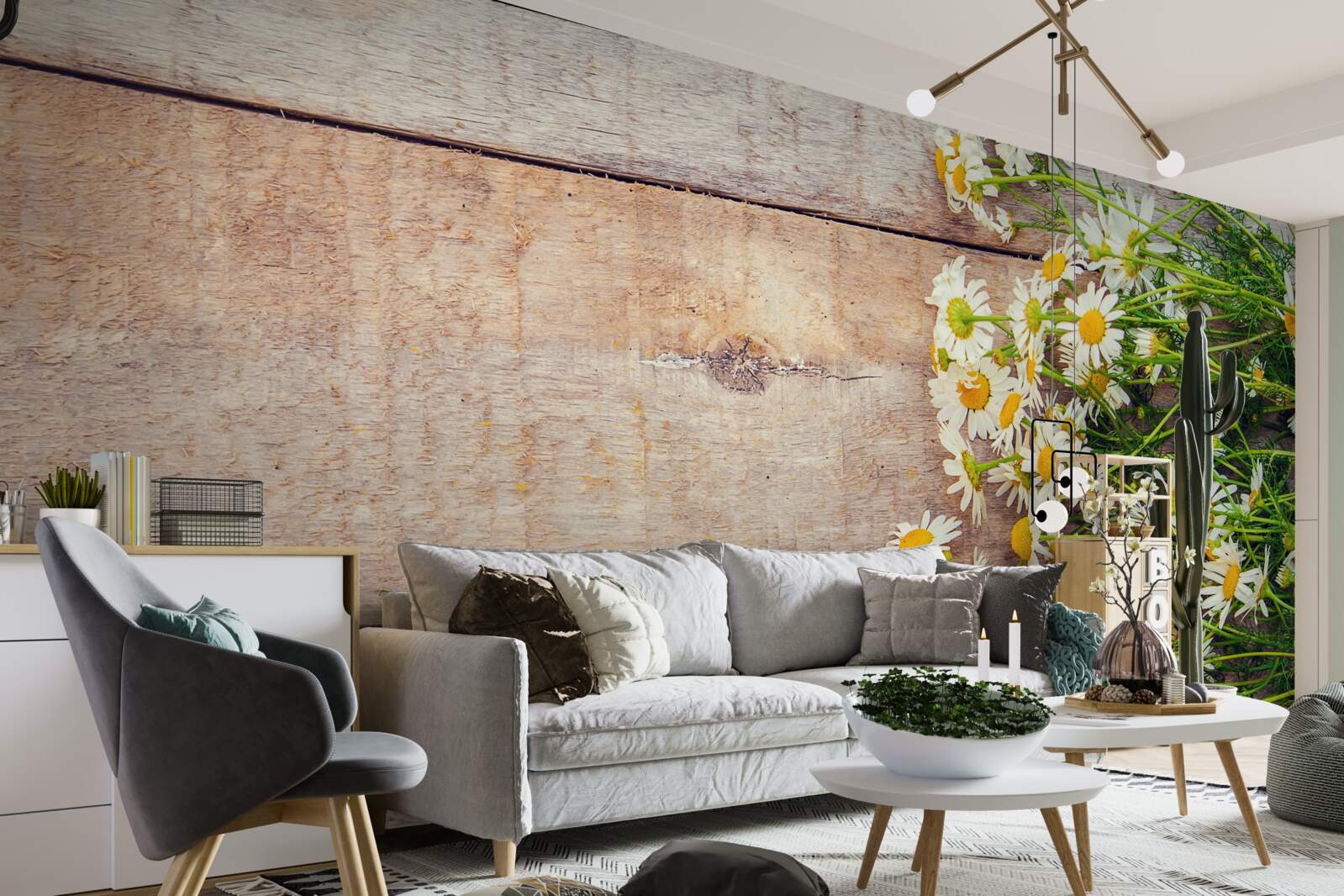 Fototapeta niekoľko sedmokrások ležiacich na tanečnom parkete