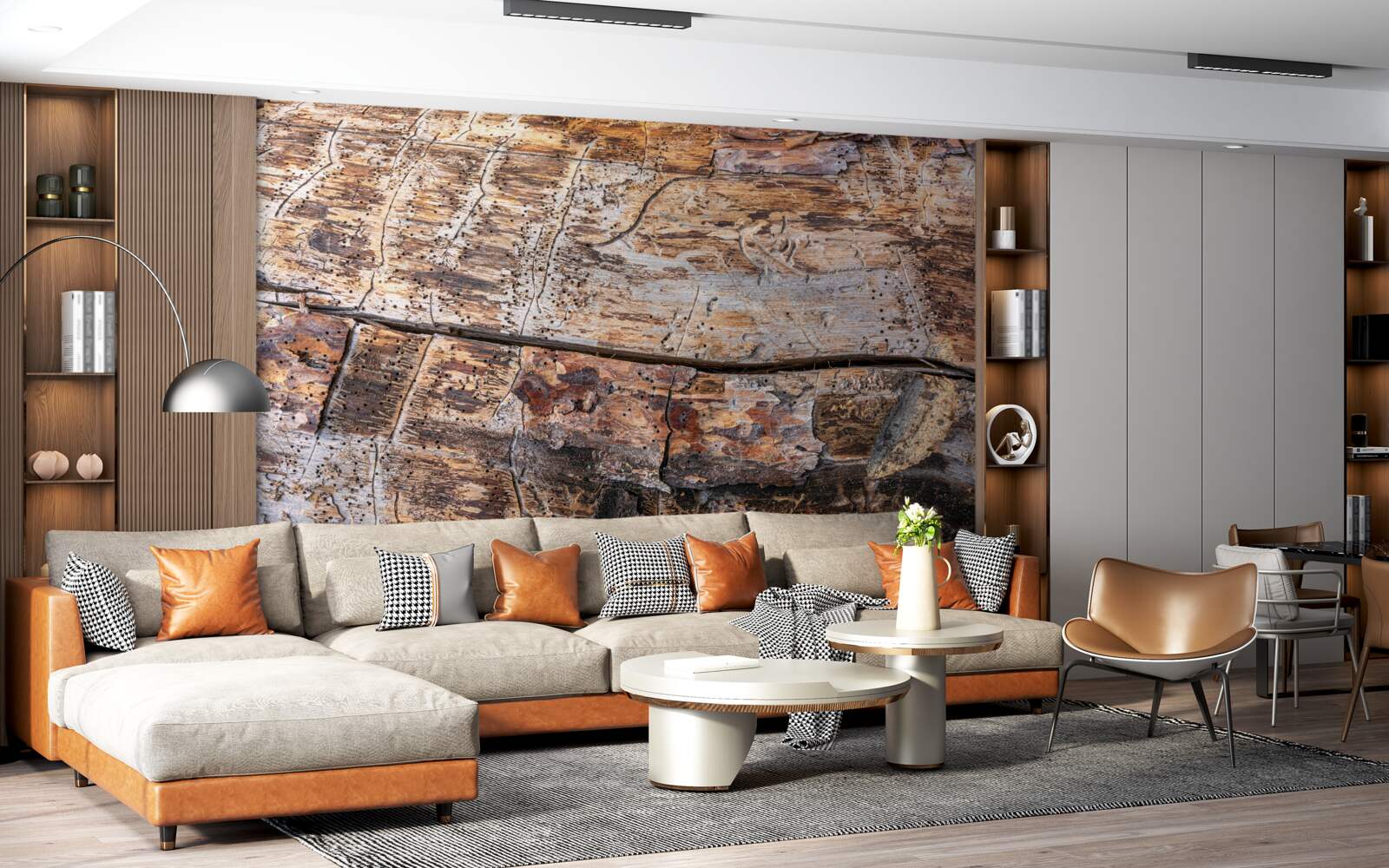 Fototapeta štruktúra hnijúceho dreveného materiálu