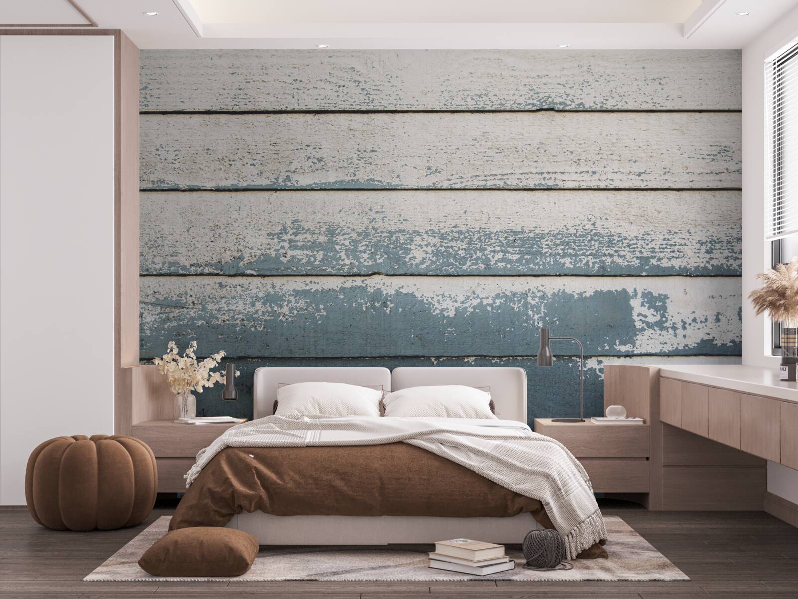 Fototapeta stará drevená doska, ktorá stratila svoj obal