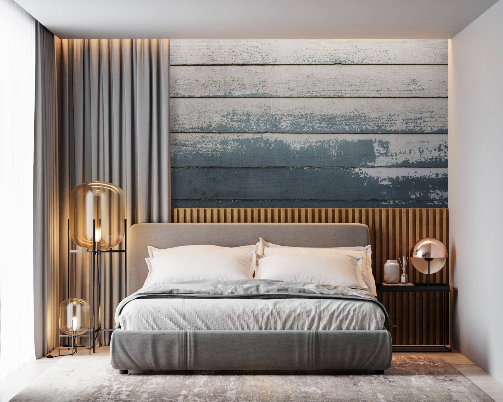 Fototapeta stará drevená doska, ktorá stratila svoj obal