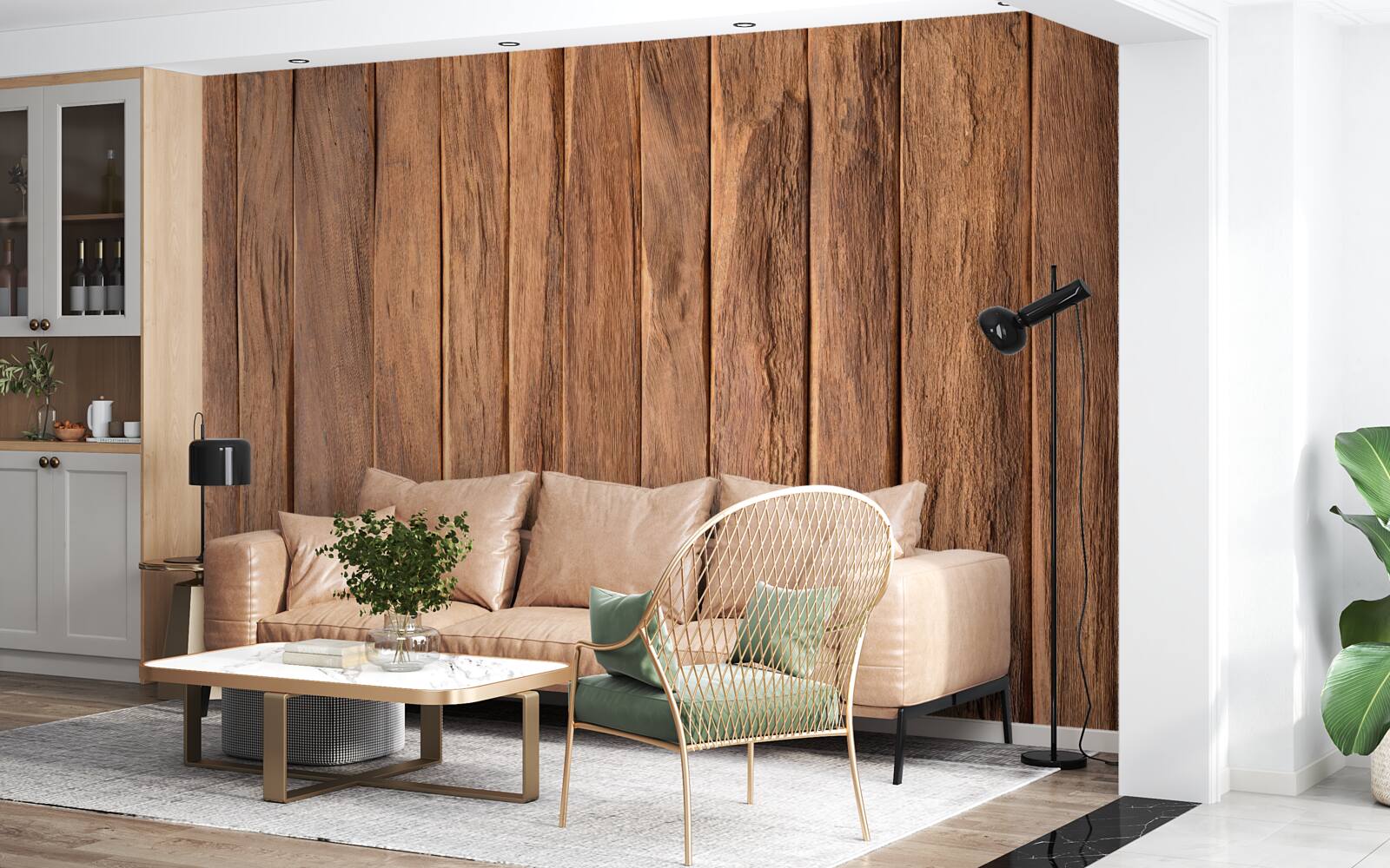 Fototapeta textúrovaná drevená doska