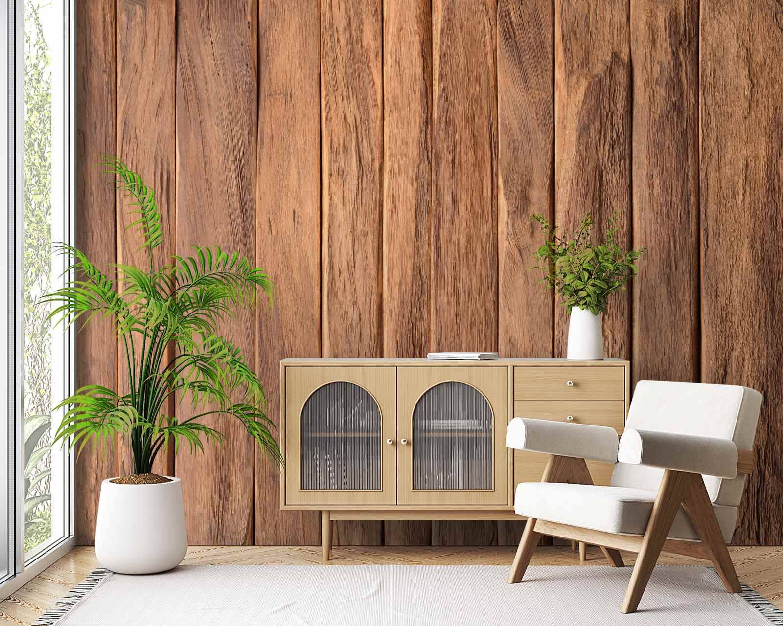 Fototapeta textúrovaná drevená doska