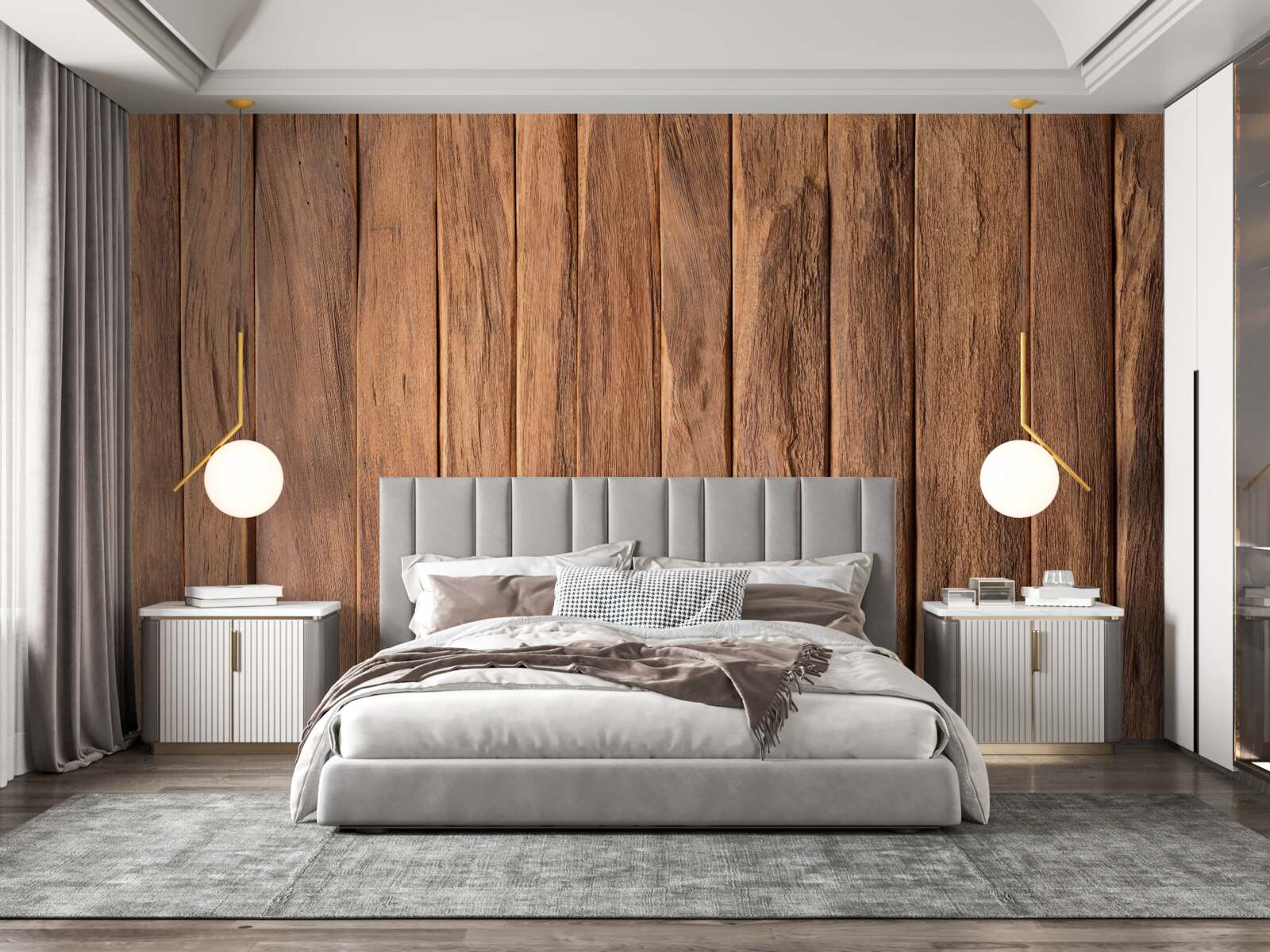 Fototapeta textúrovaná drevená doska