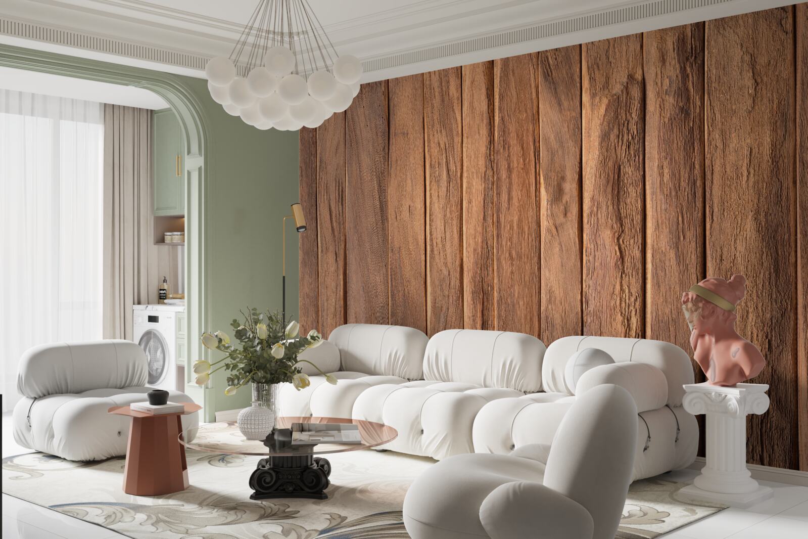 Fototapeta textúrovaná drevená doska