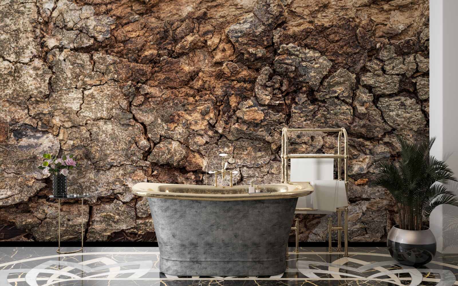 Fototapeta autentická drevená koža