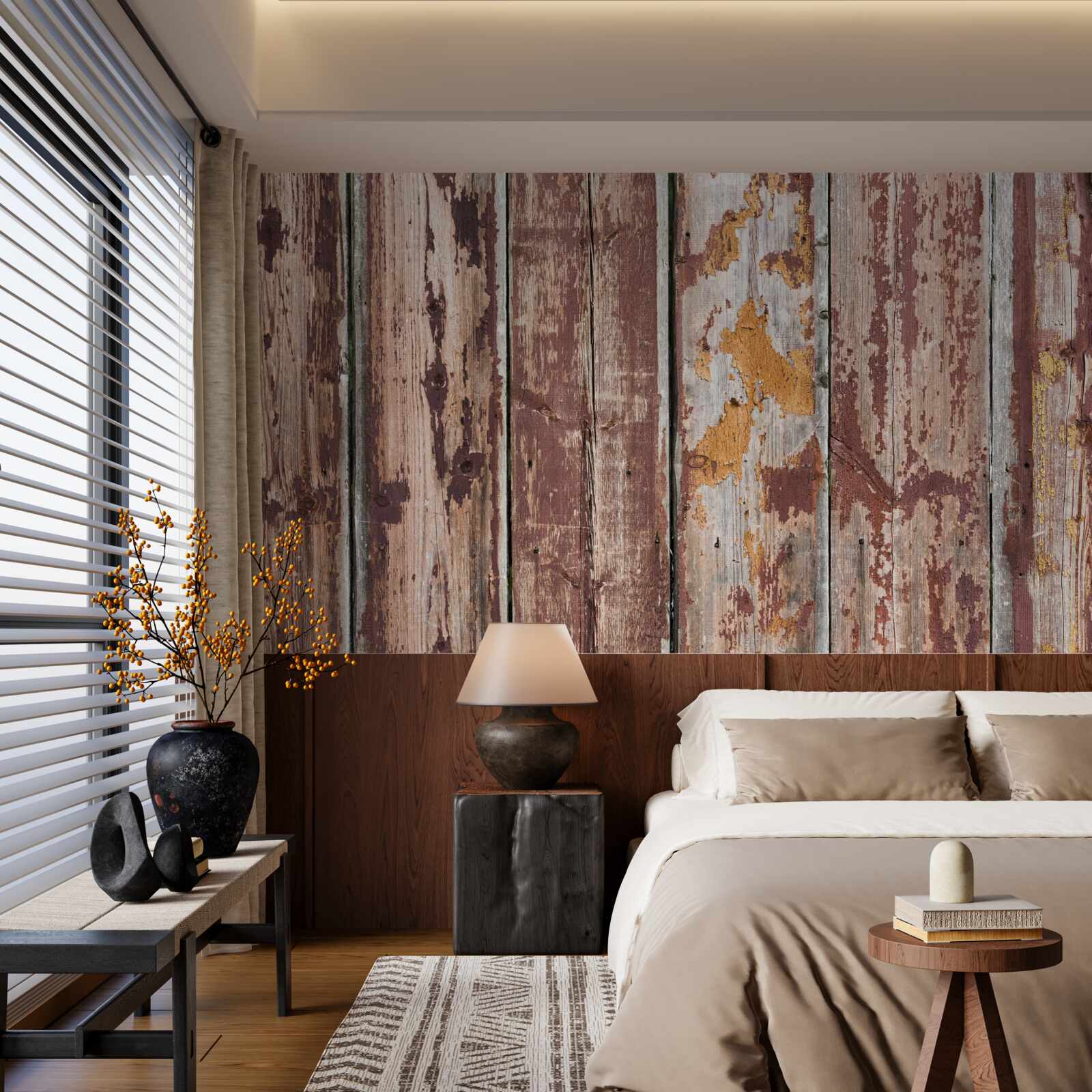 Fototapeta drevené pozadie nasiaknuté vlhkosťou