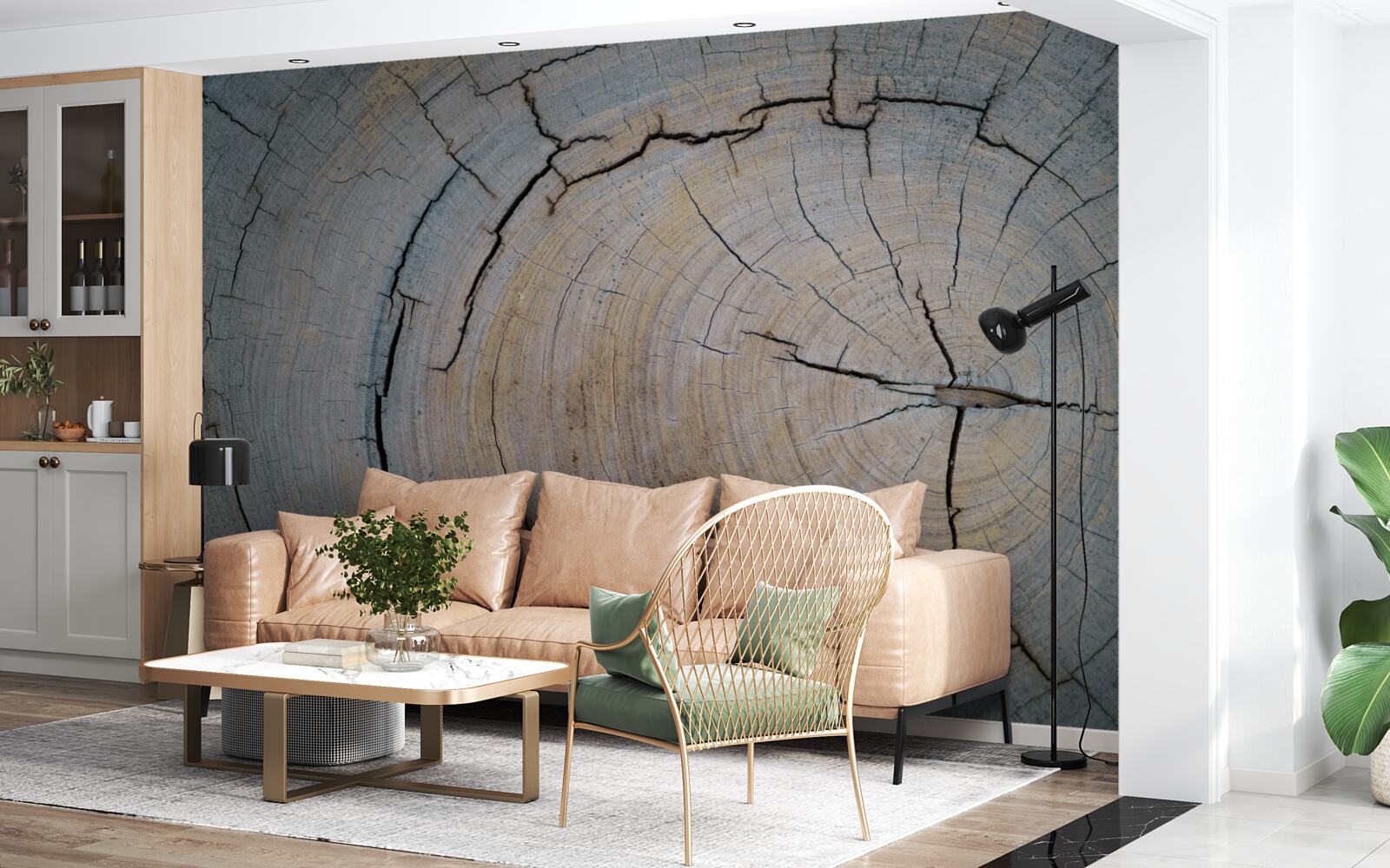 Fototapeta detailný pohľad na kmeň stromu