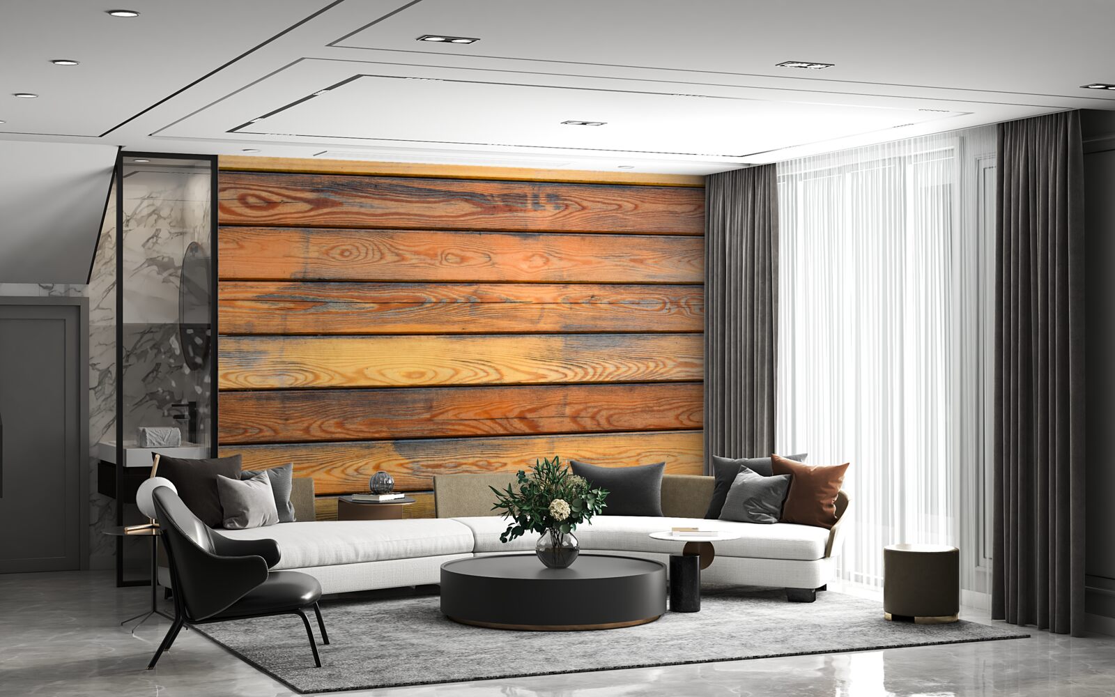 Fototapeta starožitné drevené dosky