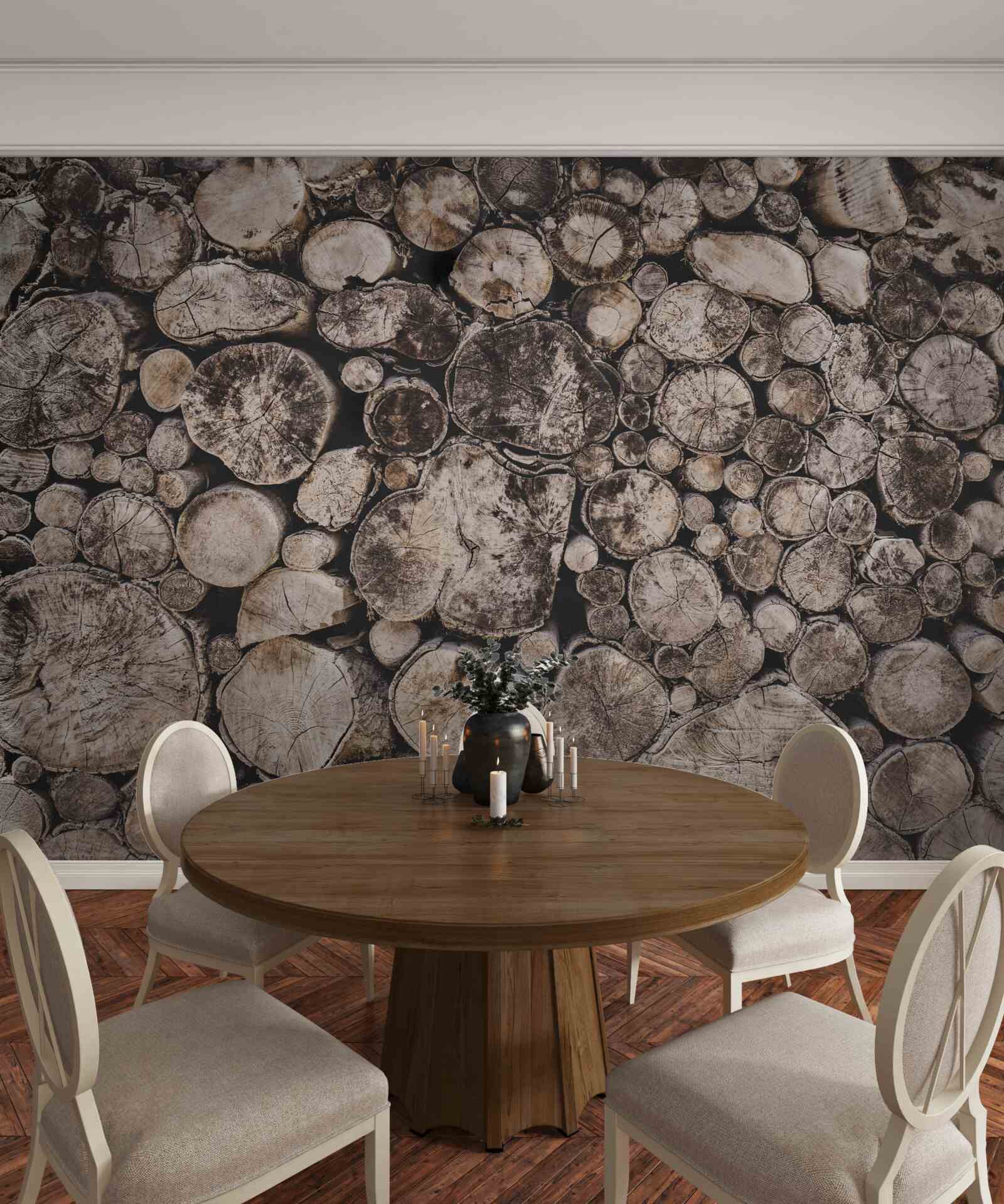 Fototapeta nečisté kusy dreva