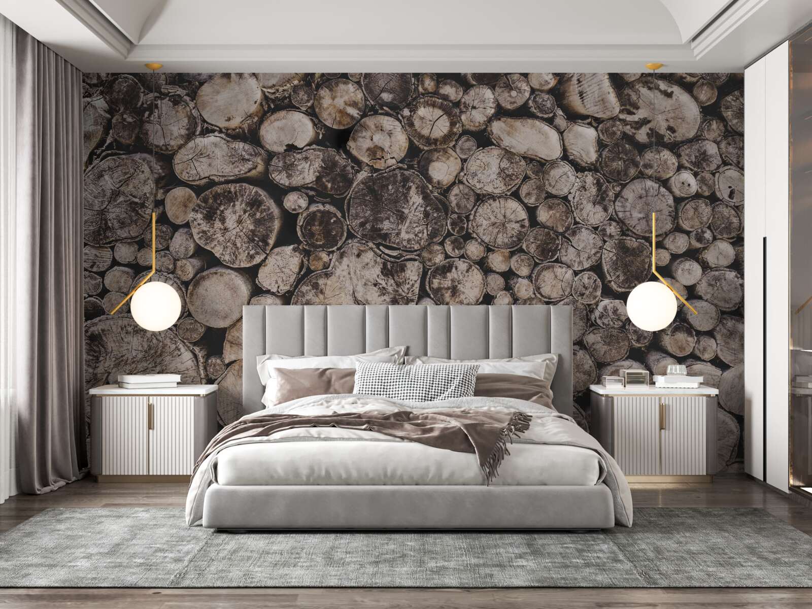 Fototapeta nečisté kusy dreva