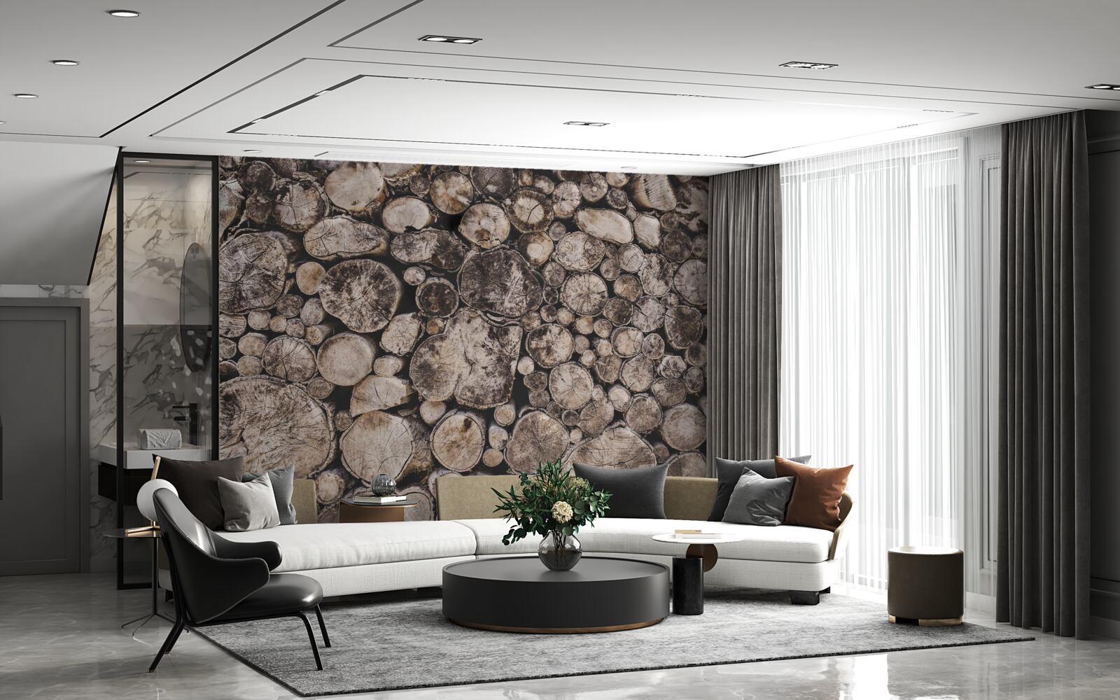 Fototapeta nečisté kusy dreva