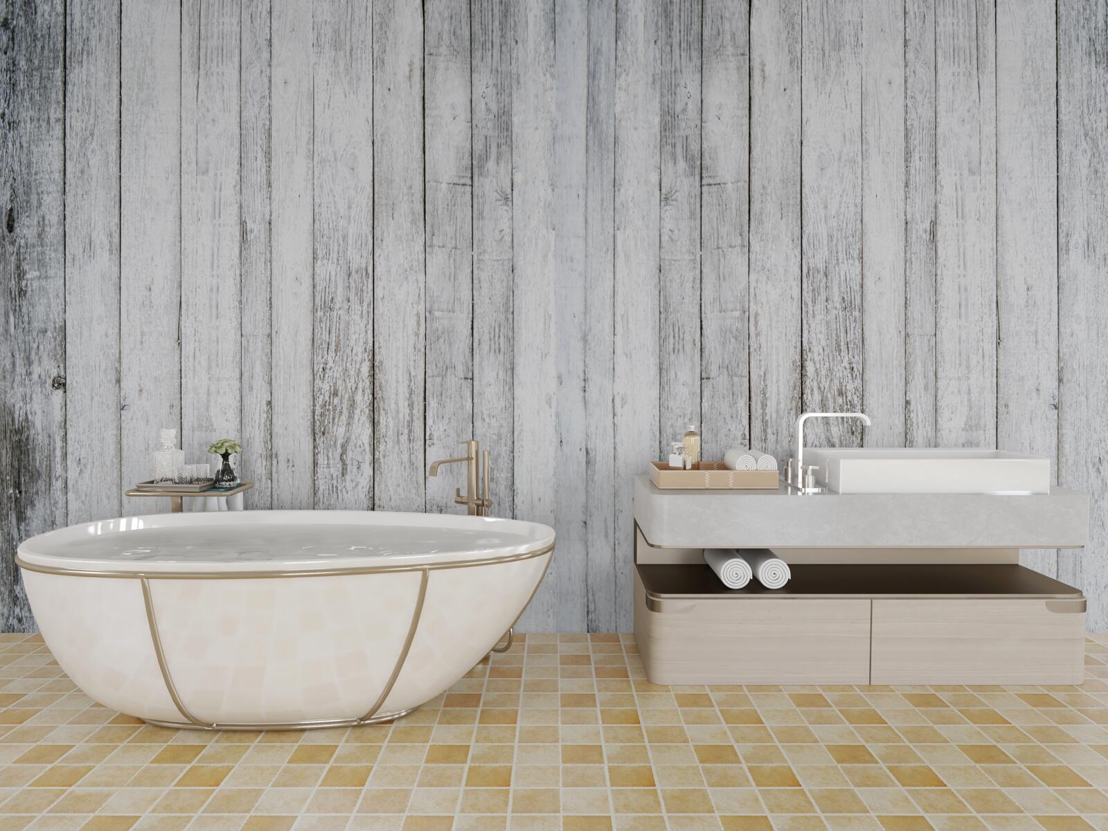 Fototapeta tenké palice zo svetlosivého dreva