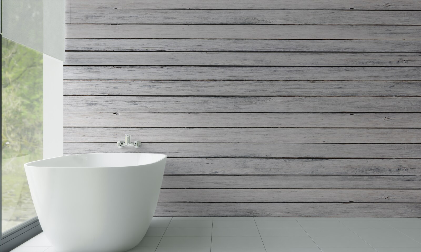 Fototapeta úzke, drevité, sivé palice