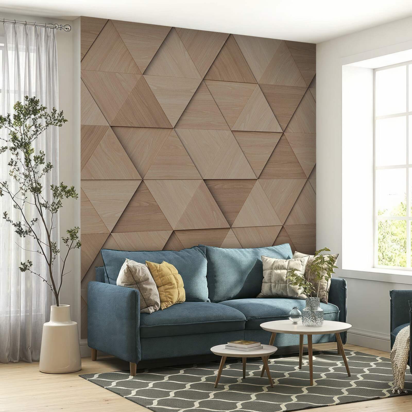 Fototapeta dekoratívny drevený panel na steny