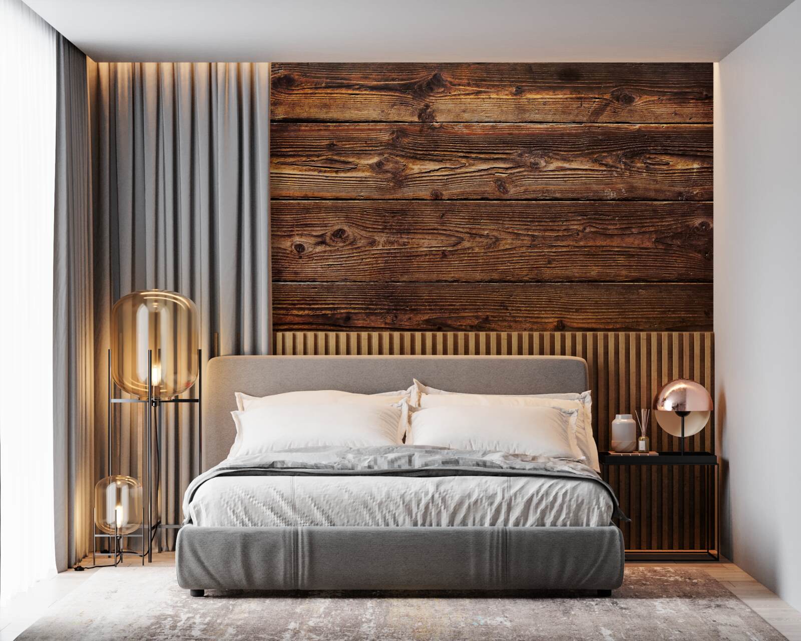 Fototapeta tmavohnedá parketová doska