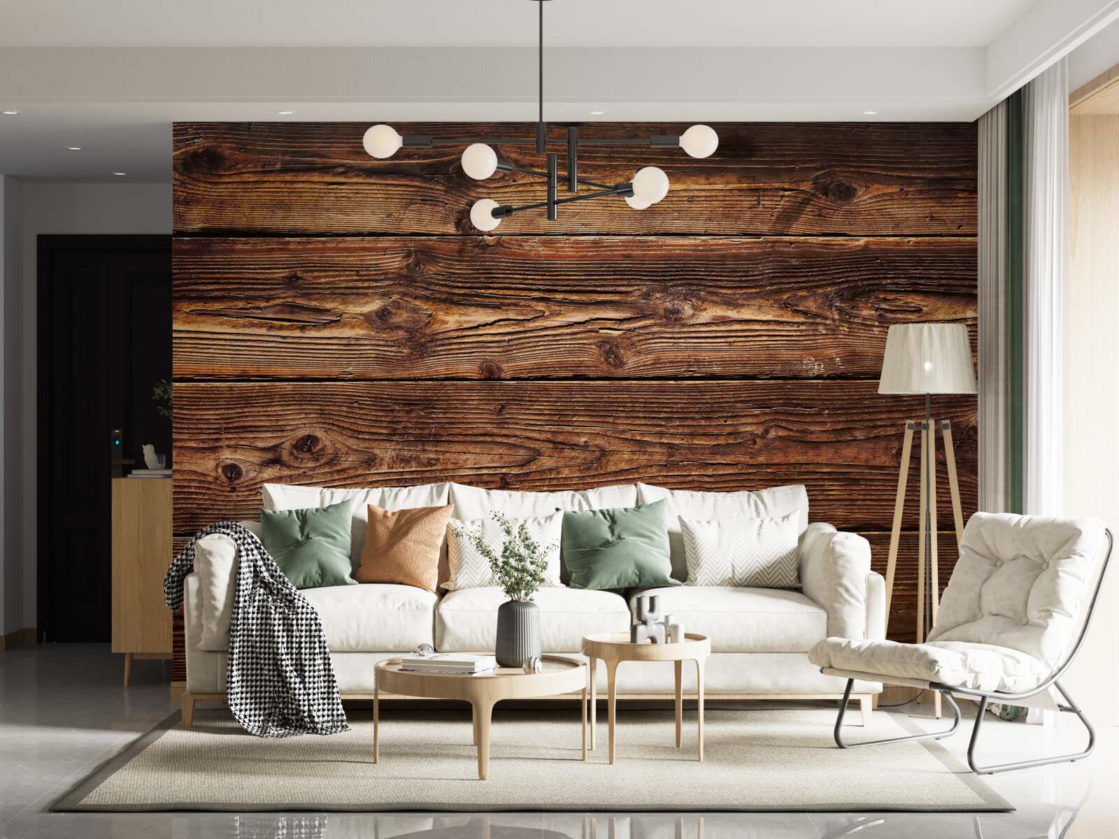 Fototapeta tmavohnedá parketová doska