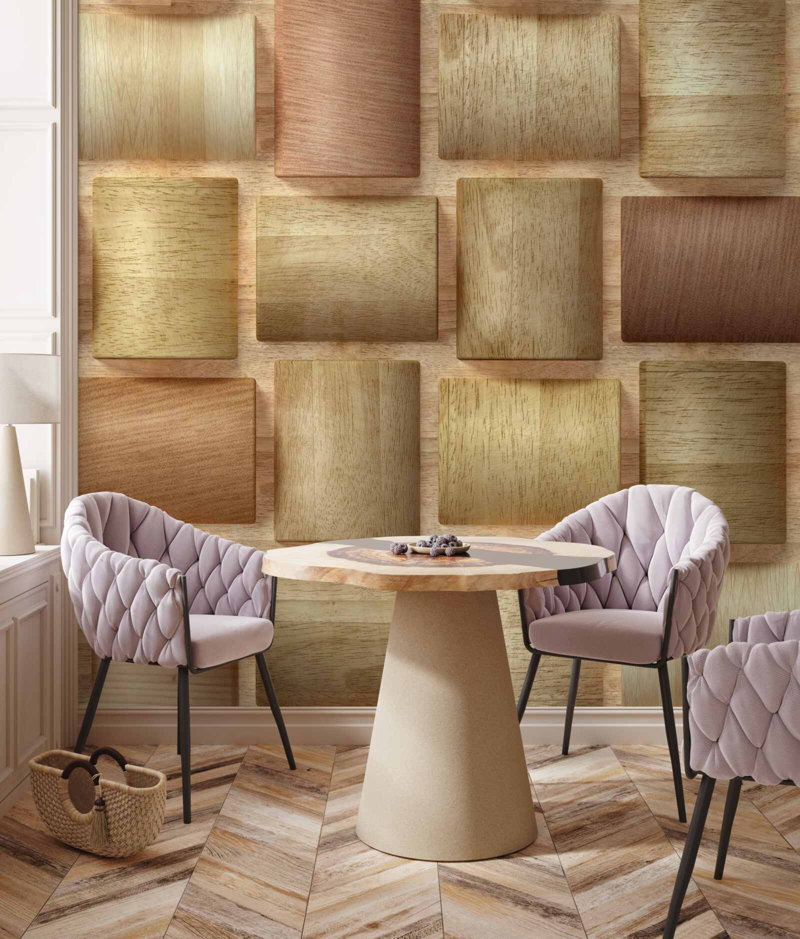 Fototapeta viacfarebné drevené kocky