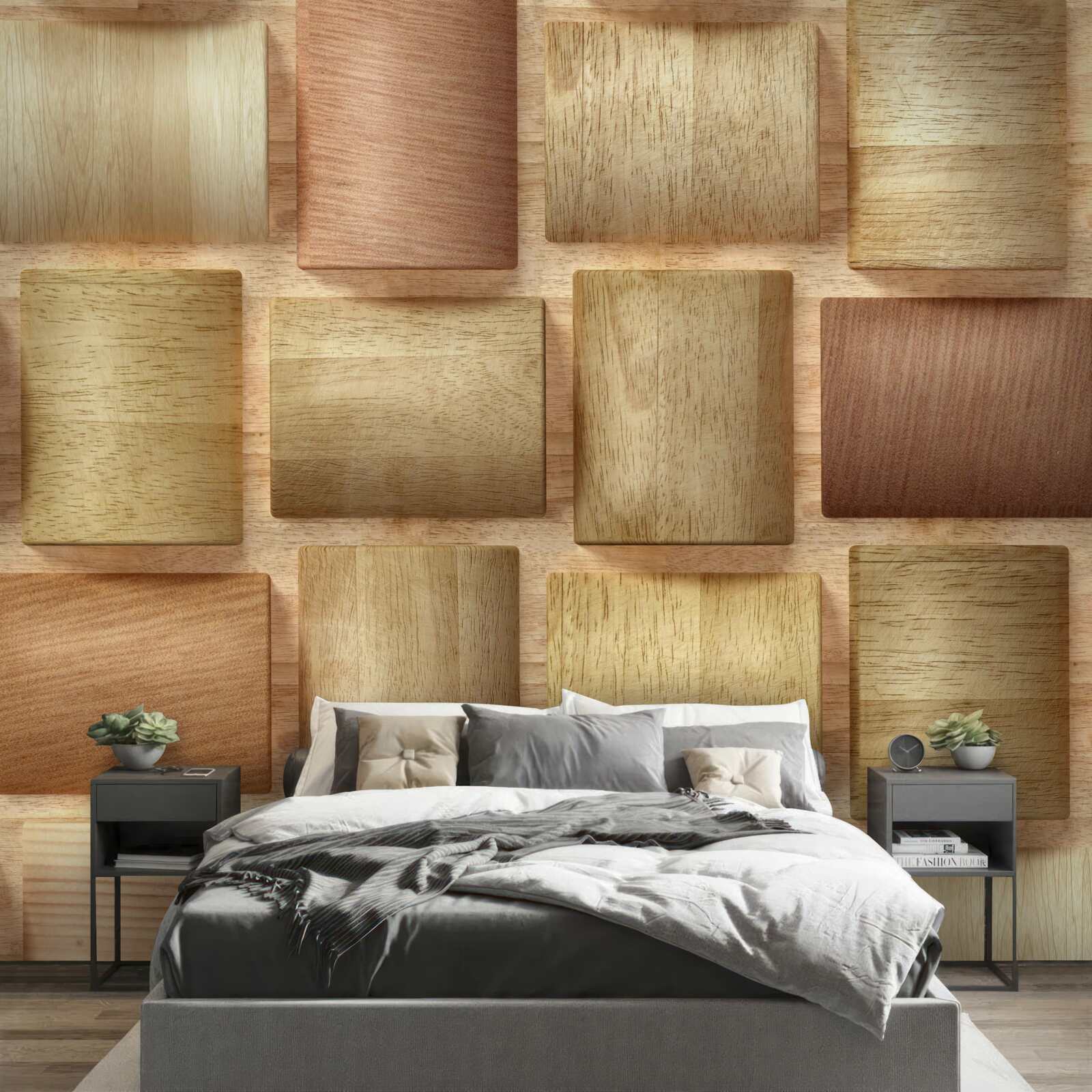 Fototapeta viacfarebné drevené kocky