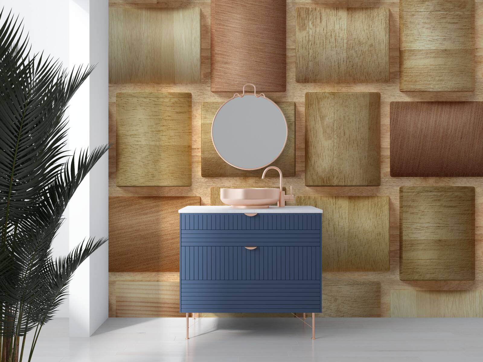 Fototapeta viacfarebné drevené kocky