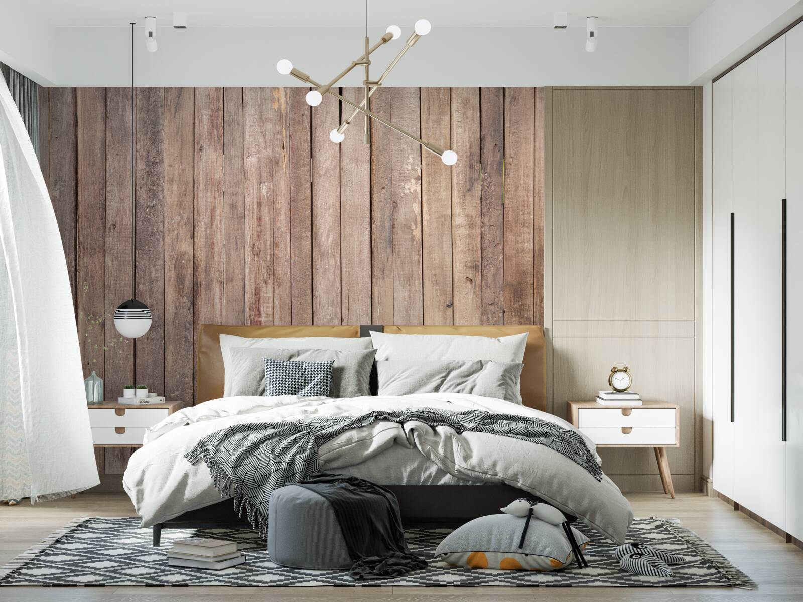 Fototapeta parketové dosky v rôznych odtieňoch