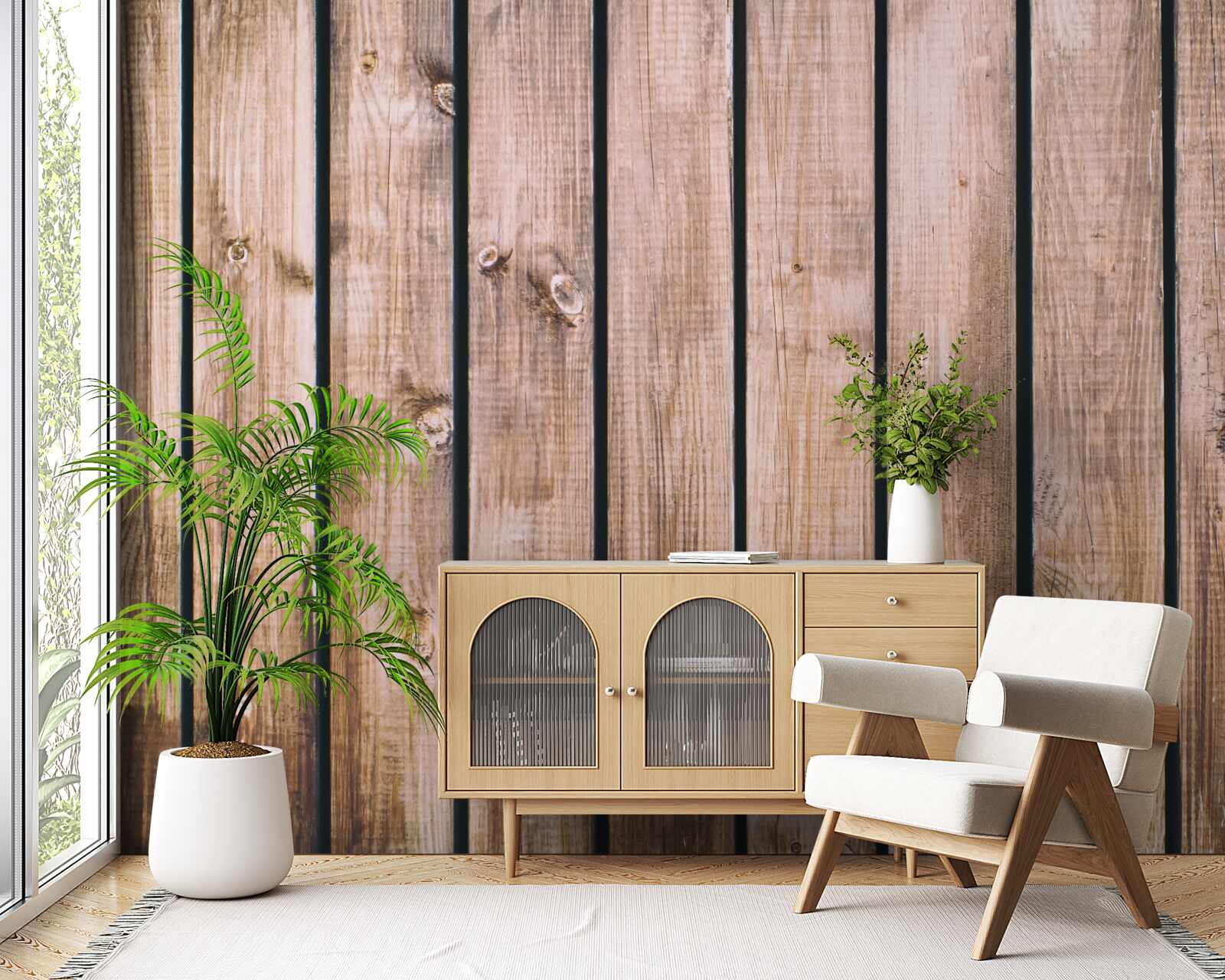 Fototapeta hnedá parketová doska