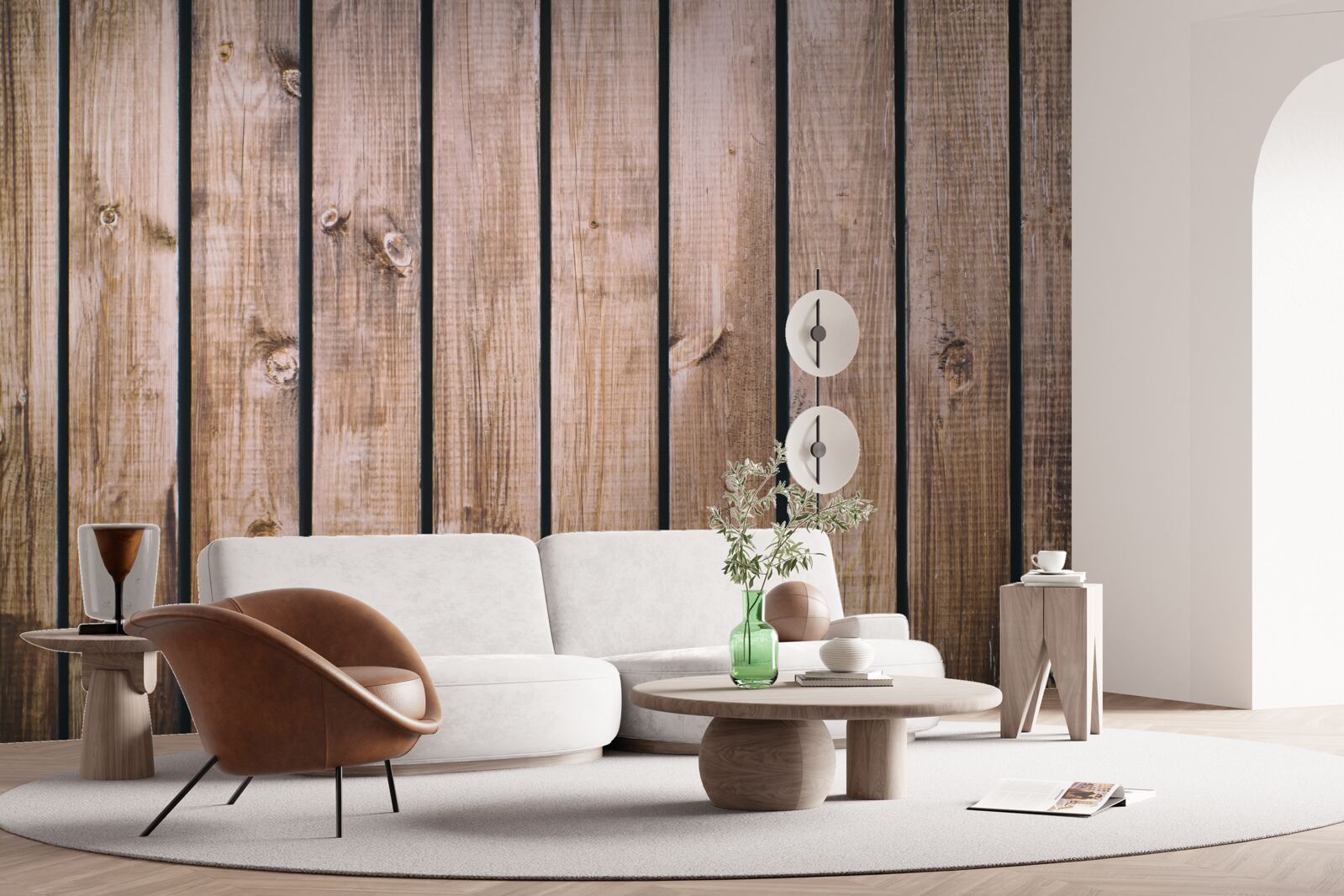 Fototapeta hnedá parketová doska