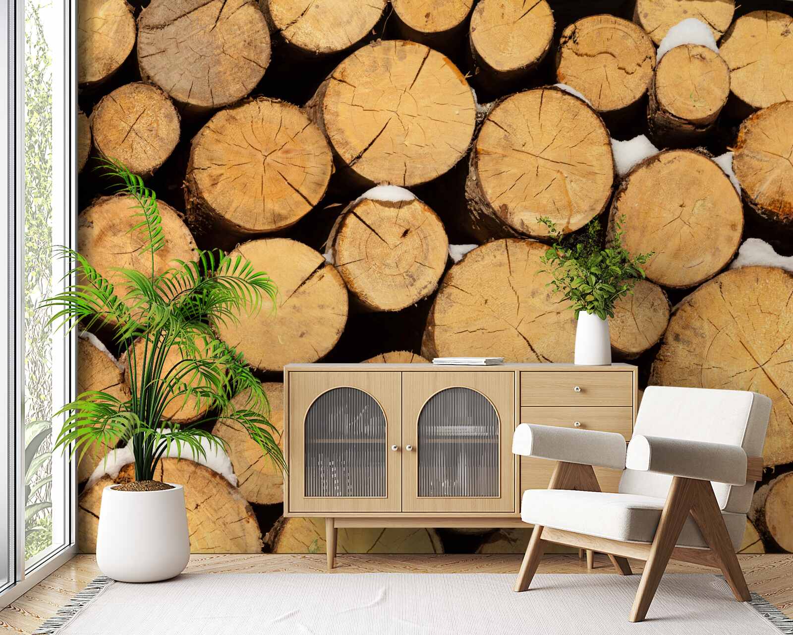 Fototapeta starostlivý výrub stromov