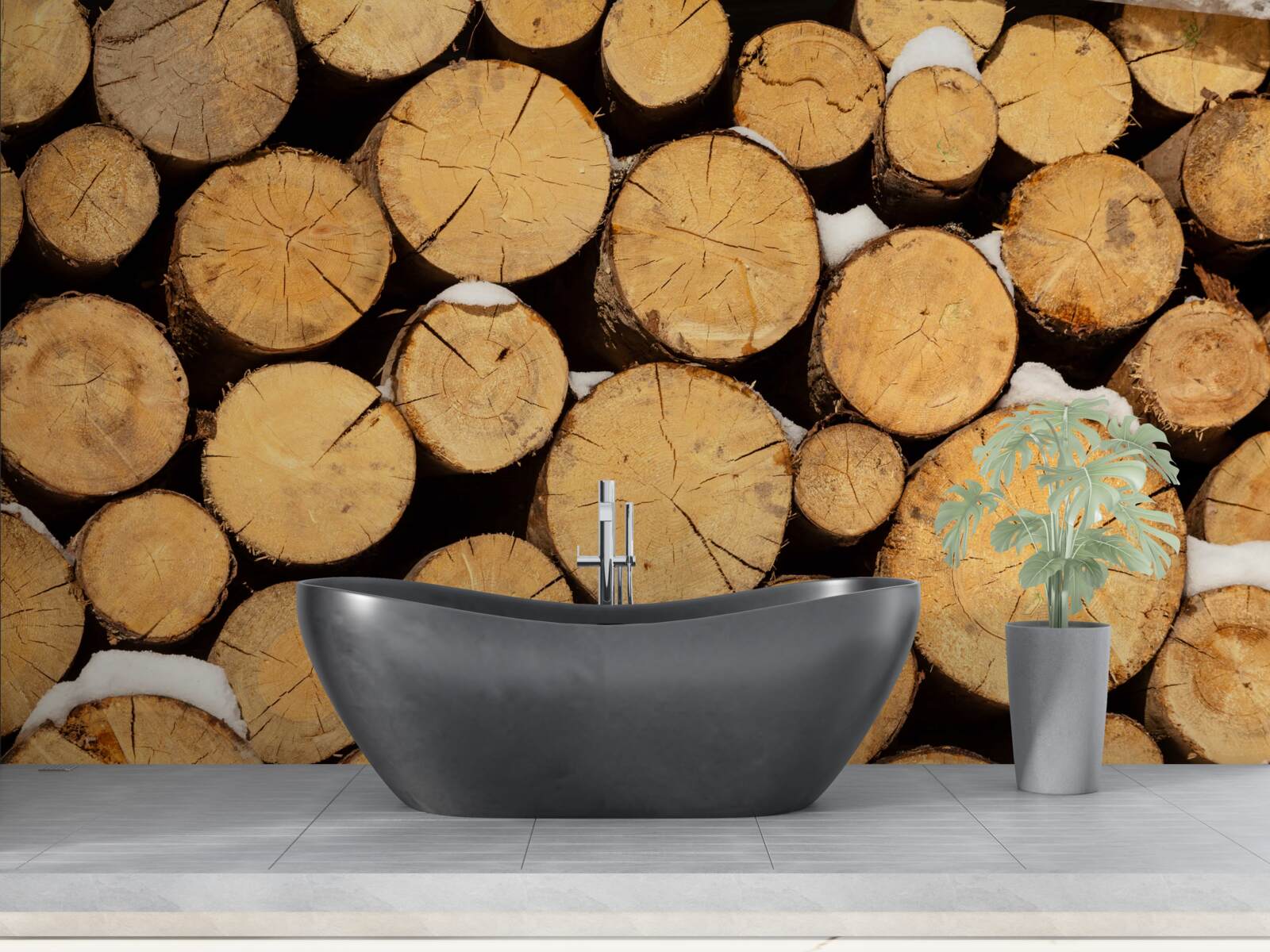 Fototapeta starostlivý výrub stromov