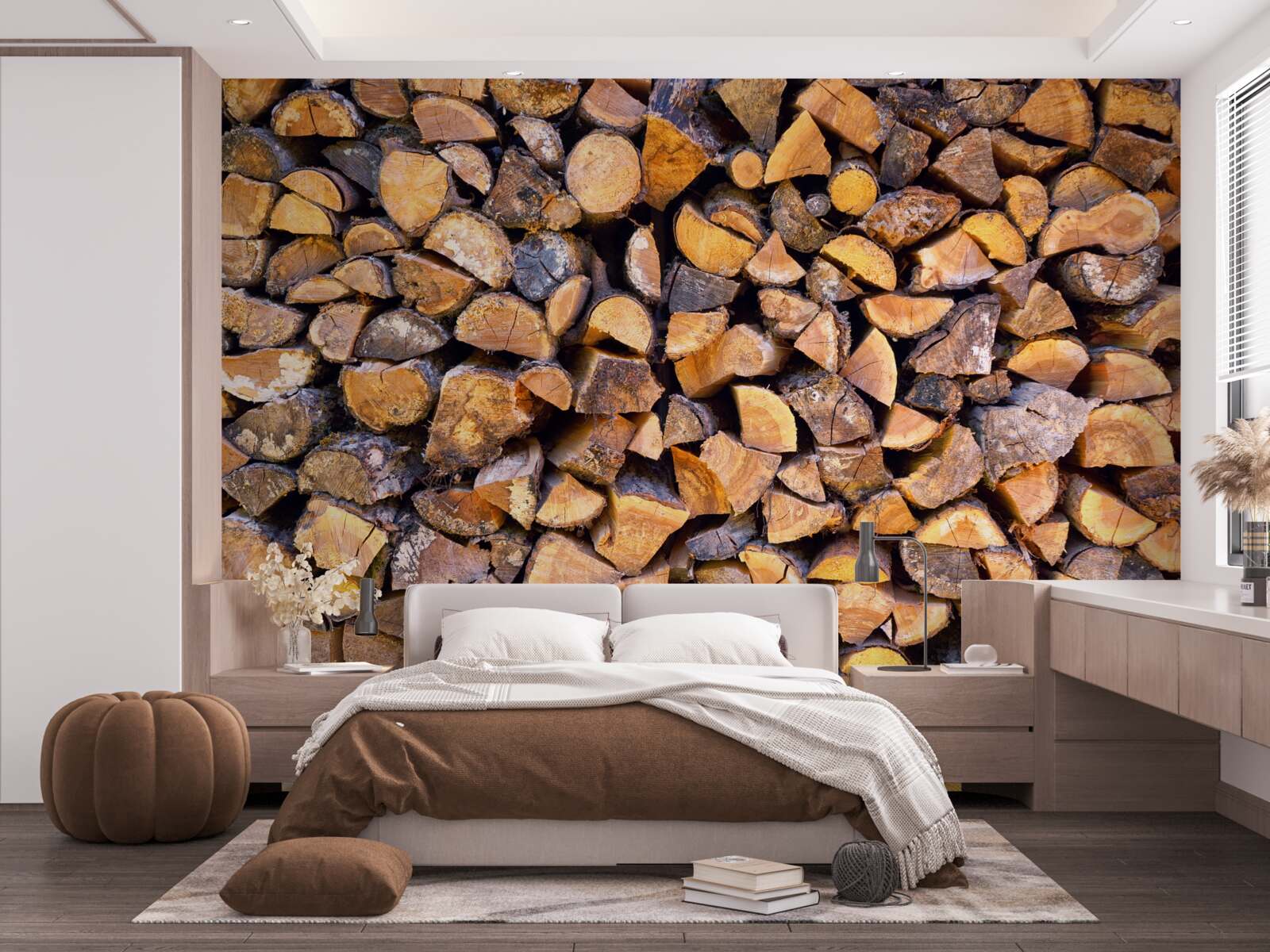 Fototapeta fragmenty kmeňov stromov