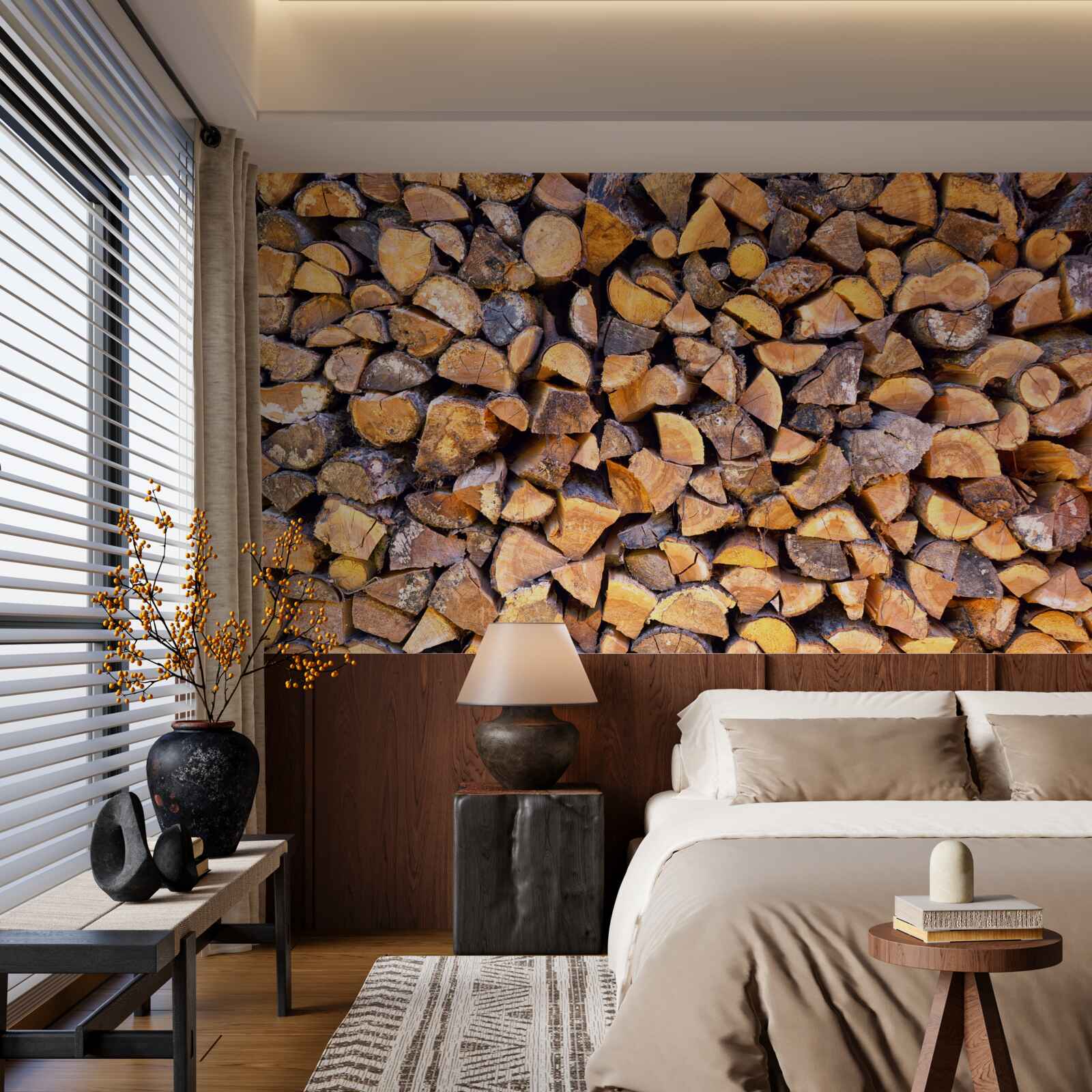 Fototapeta fragmenty kmeňov stromov