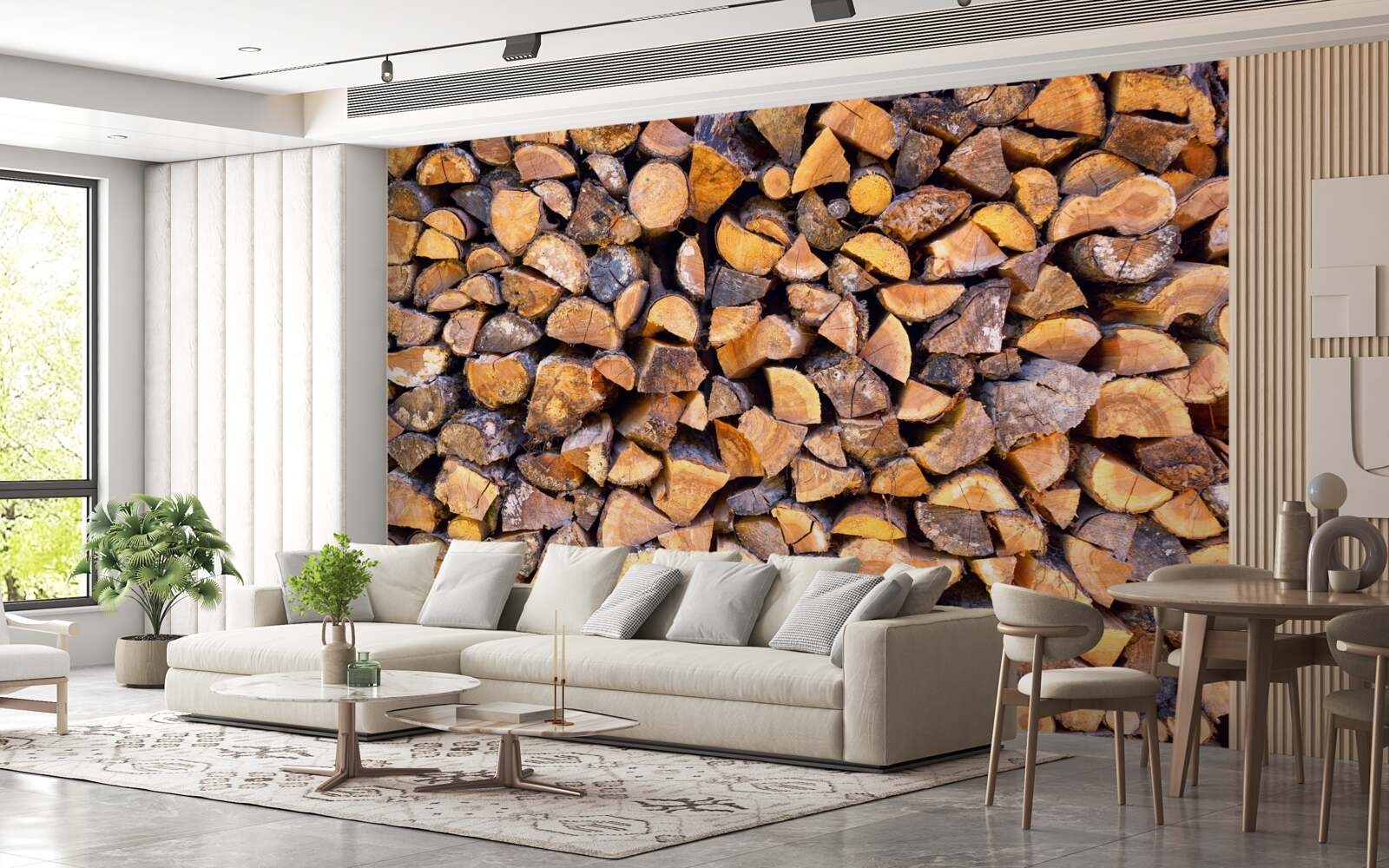 Fototapeta fragmenty kmeňov stromov